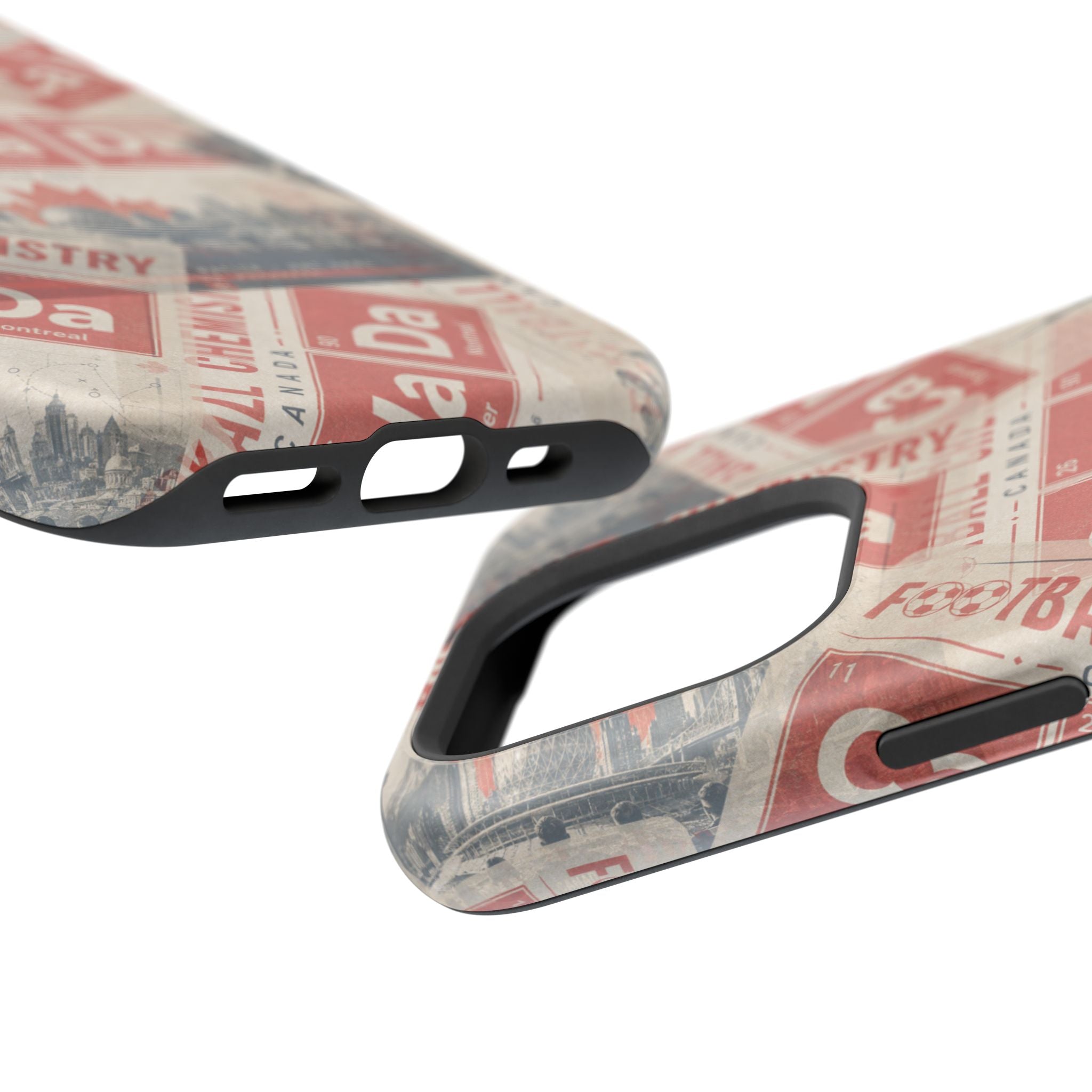 Canada Football Phone Case | Red. The base element.