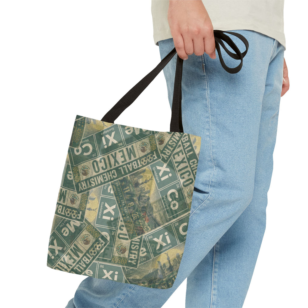 Mexico Football Tote Bag | Green. Bonded loud.