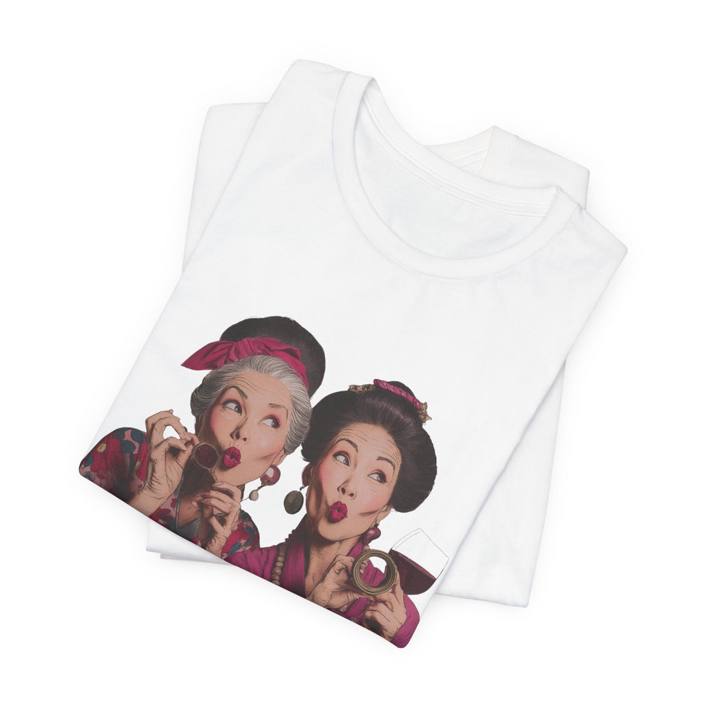 A Little Older Much Clearer | Women's Motivational Graphic Retro Woman Cocktail T-Shirt