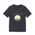 Be the horizon Line | Women's Motivational Graphic Circular Yellow Wave Sunrise T-Shirt