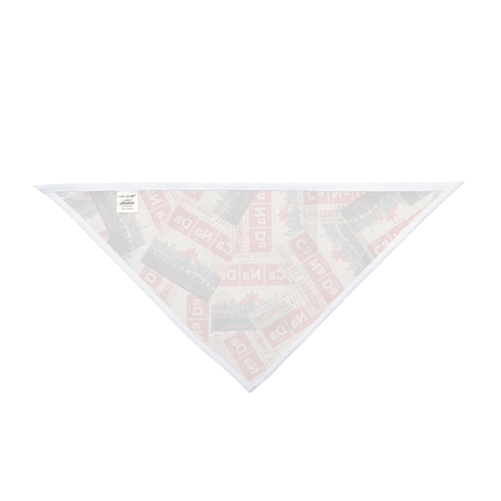 Canada Football Pet Bandana | Editorial Minimal Edition