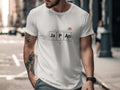 White t-shirt with "JAPAN" in periodic table style and a circular graphic.