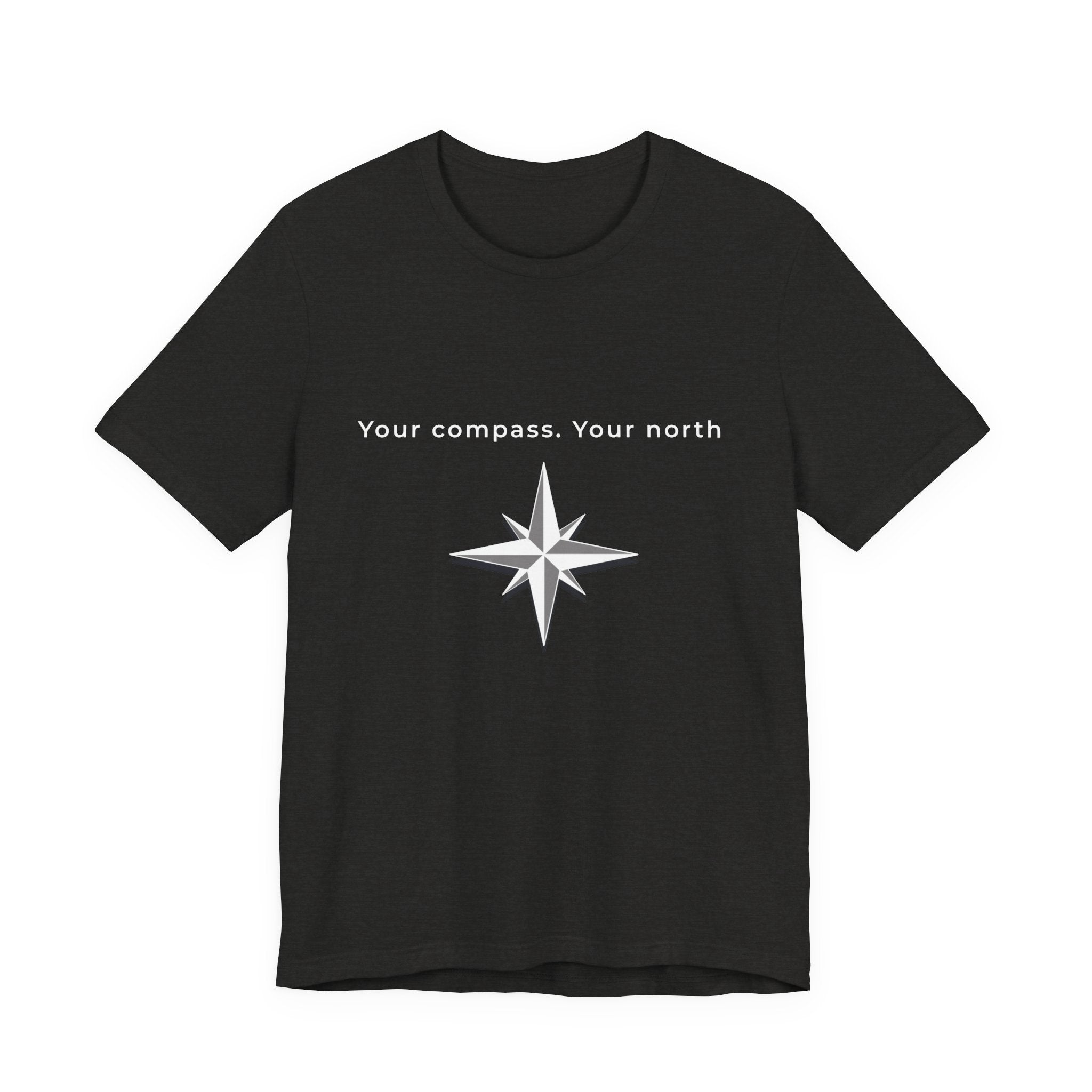 Your Compass. Your North | Men's Motivational Graphic Compass T-Shirt