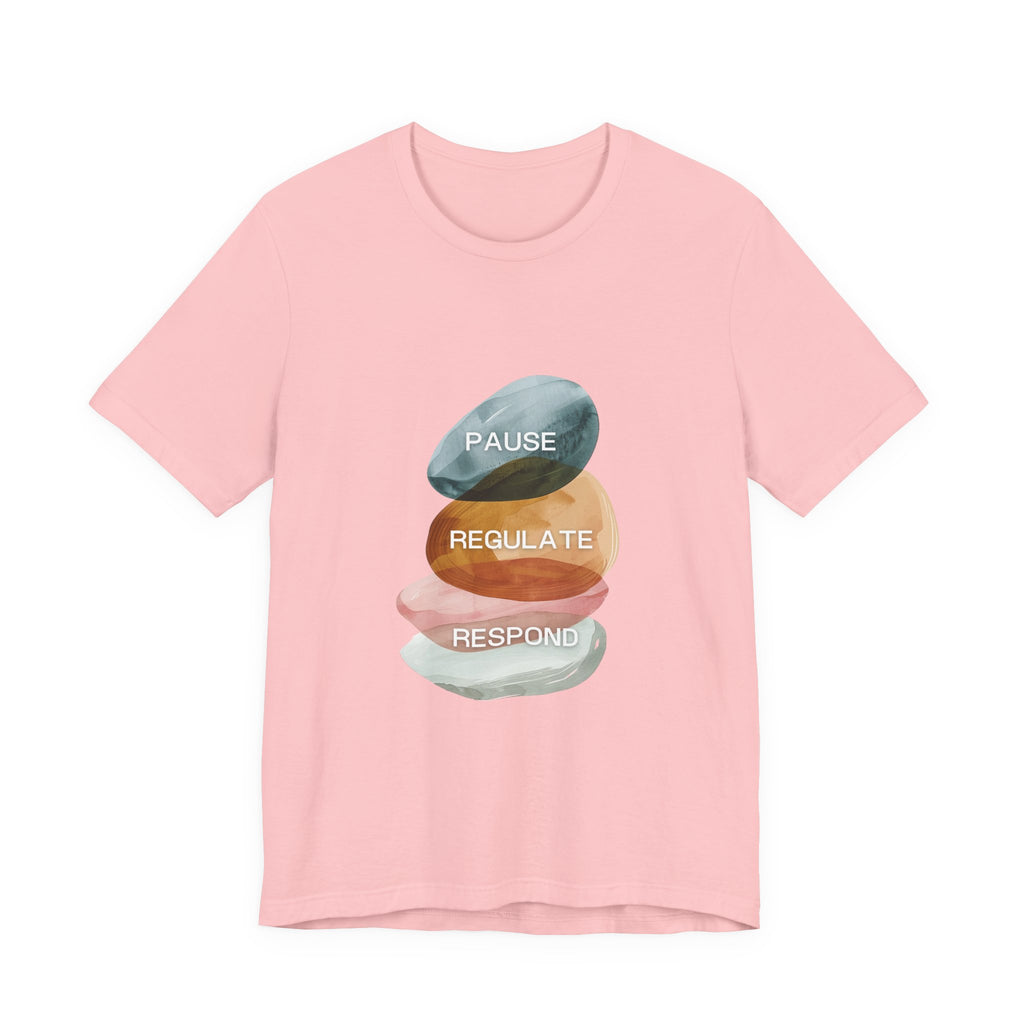 Pause Regulate Respond | Women's Motivational Graphic Vintage Women T-Shirt