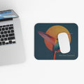 She Flies Forward Mousepad | Motivational Graphic Solar Flight