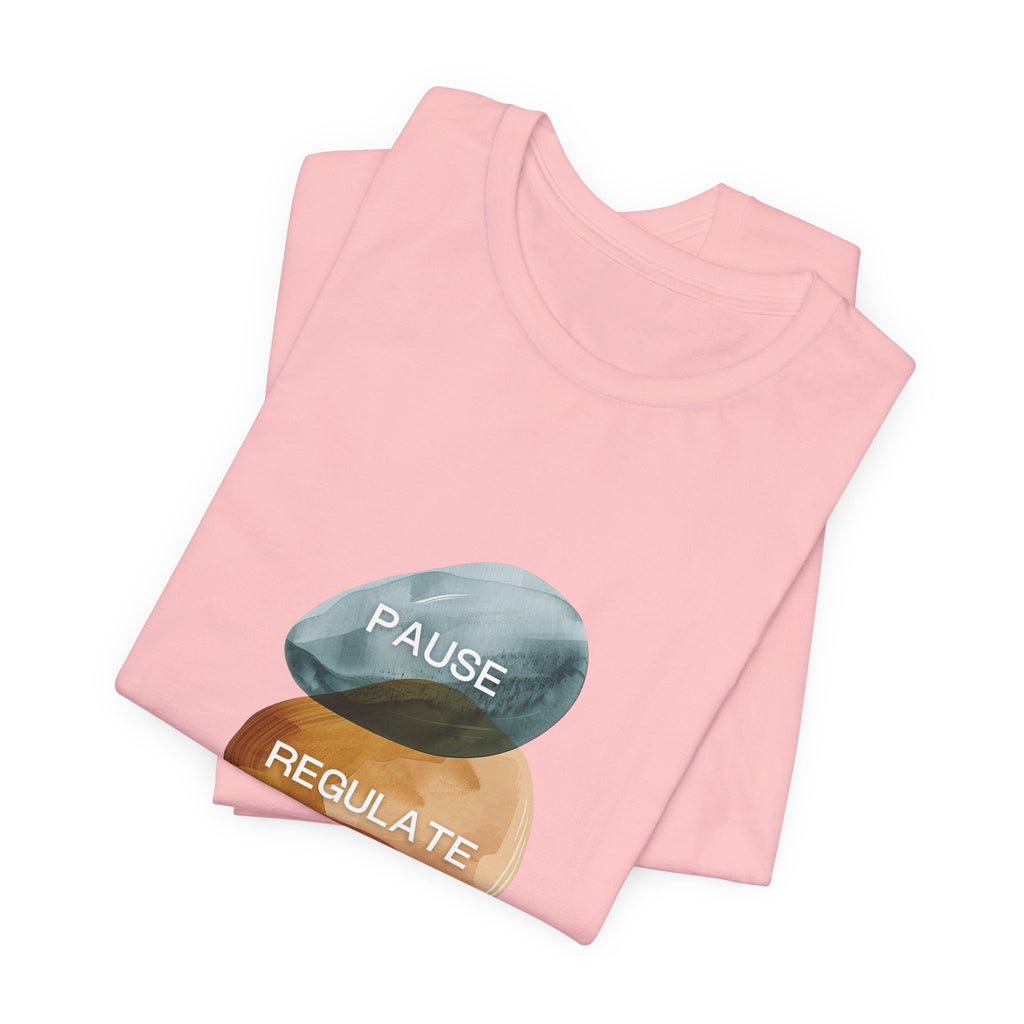Pause Regulate Respond | Women's Motivational Graphic Vintage Women T-Shirt