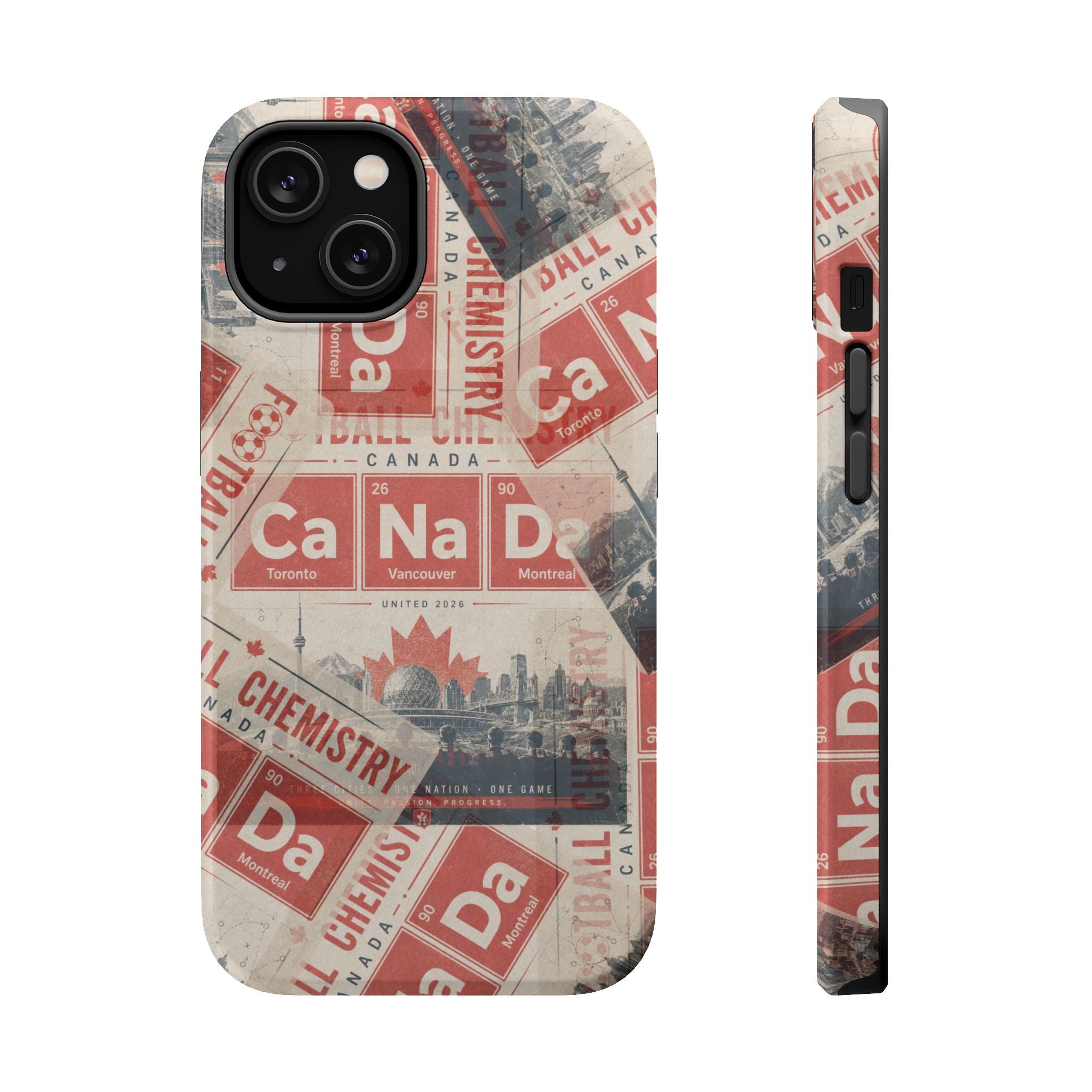 Canada Football Phone Case | Red. The base element.