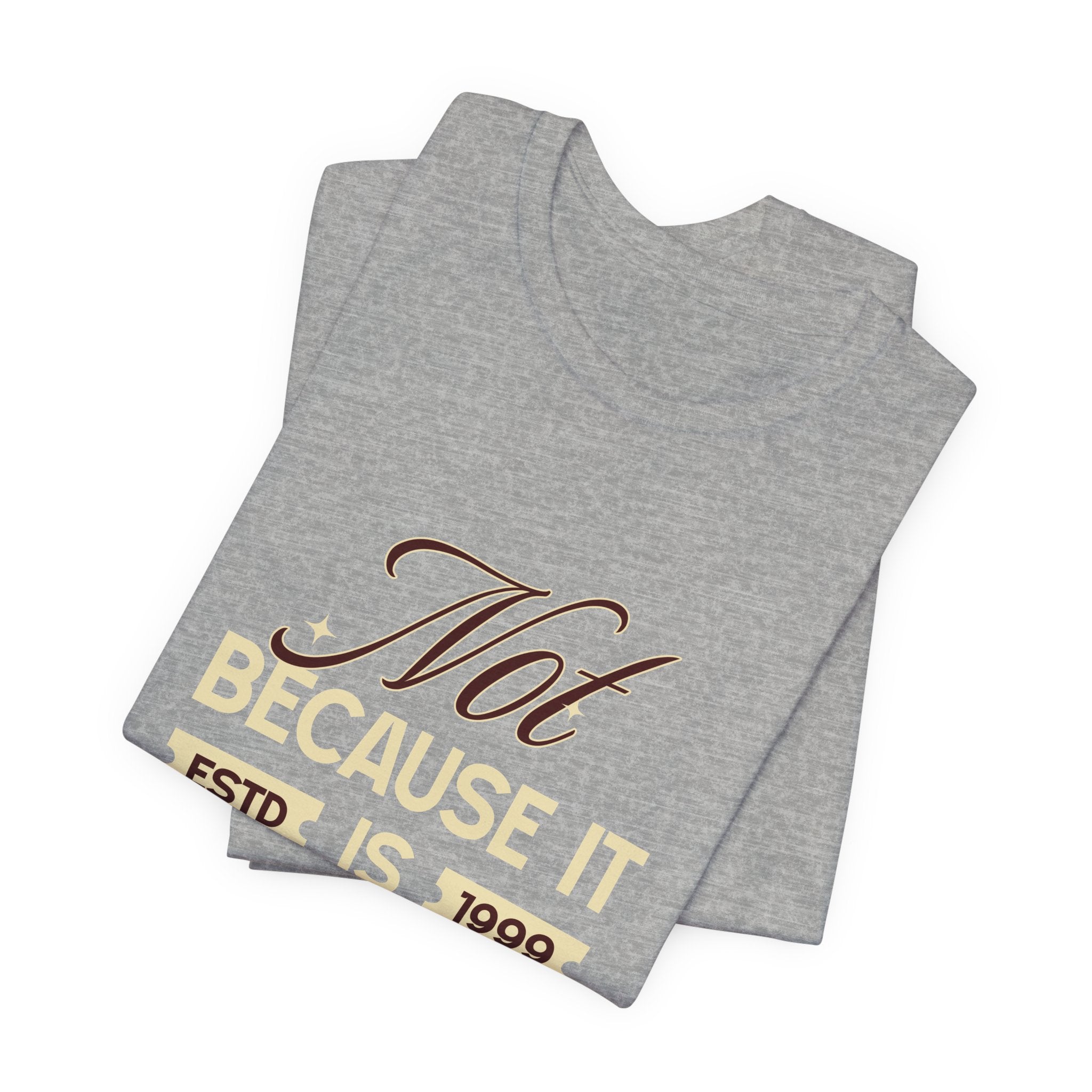 Not because it is easy. Because it is who you are. | Men's Motivational Graphic Vintage Women T-Shirt