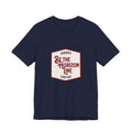 Be the horizon Line | Women's Motivational Graphic Shield Style Emblem T-Shirt