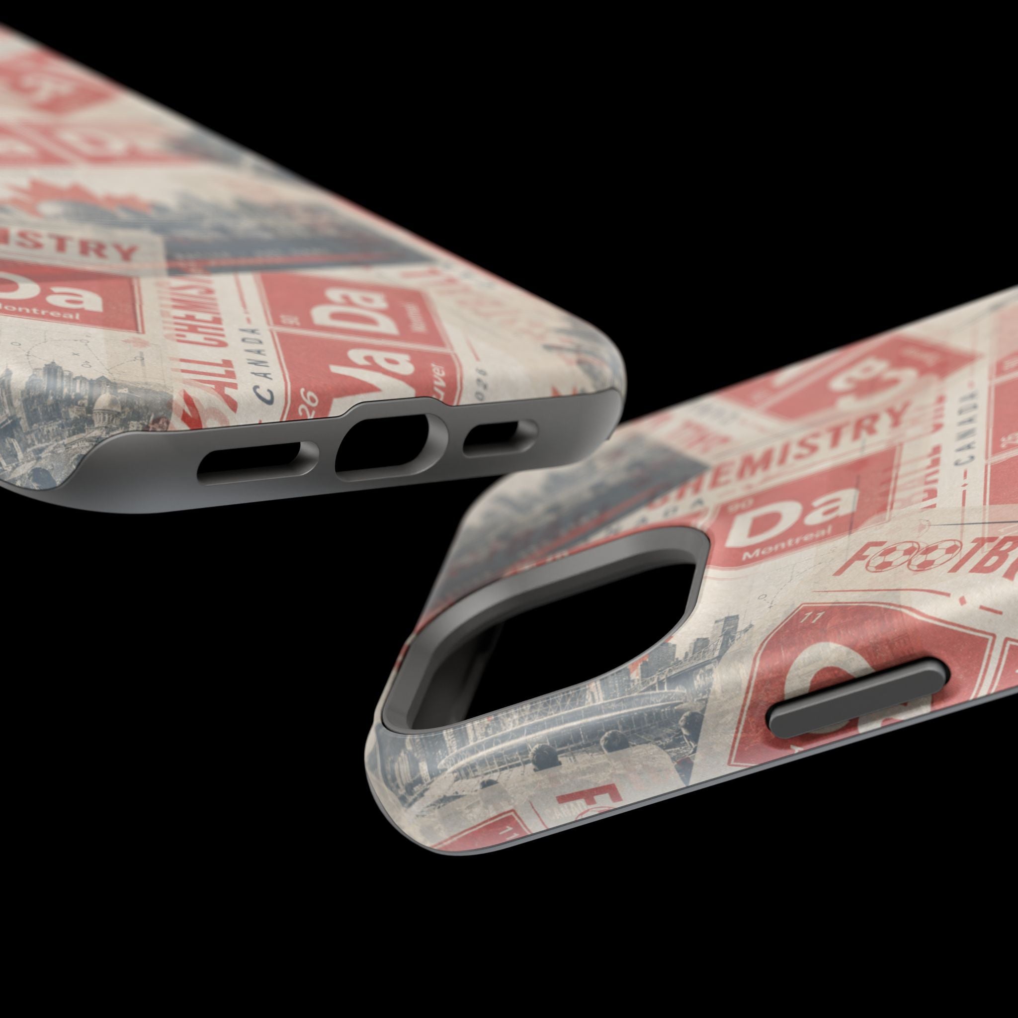 Canada Football Phone Case | Red. The base element.
