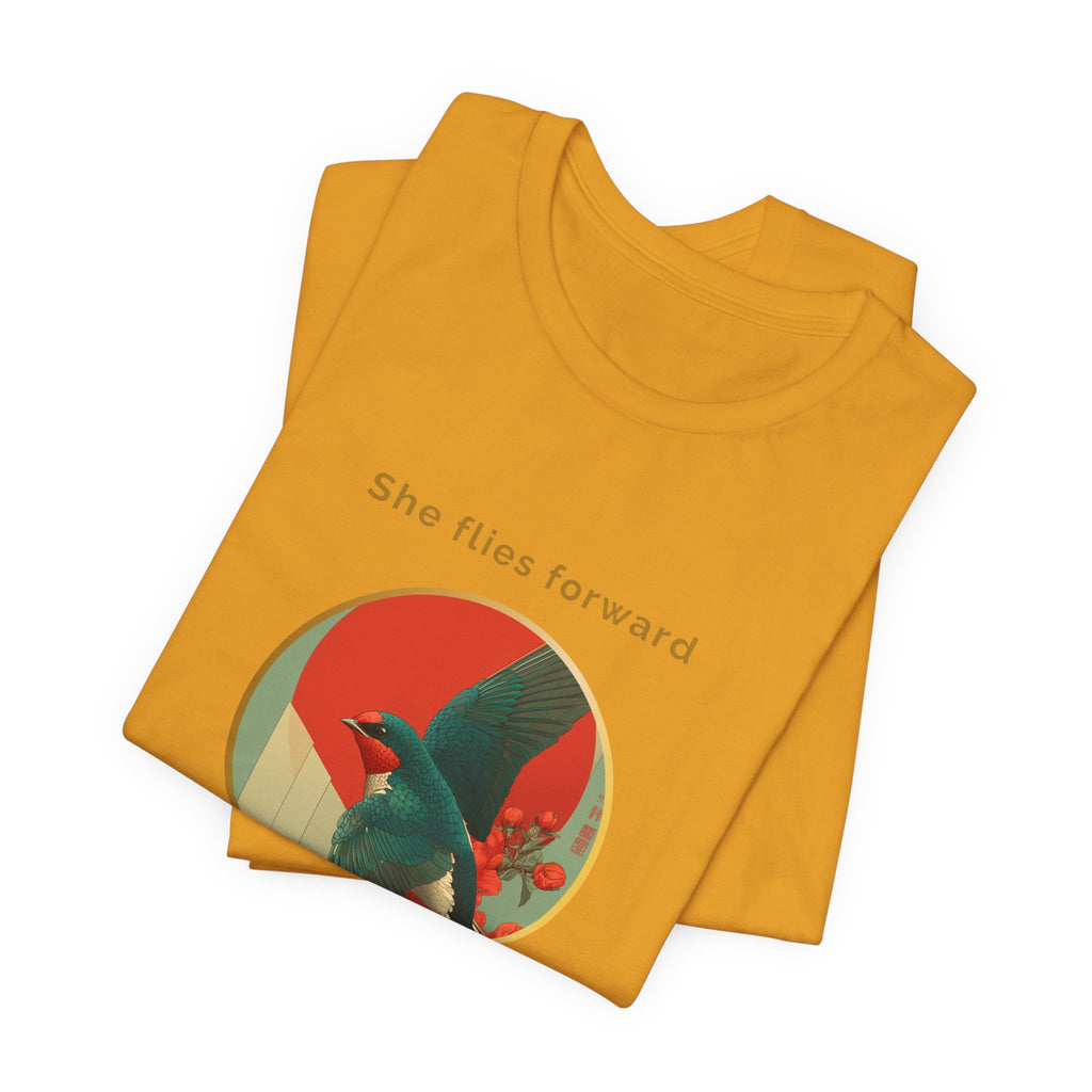 She Flies Forward | Women's Motivational Graphic Forward Flight T-shirt