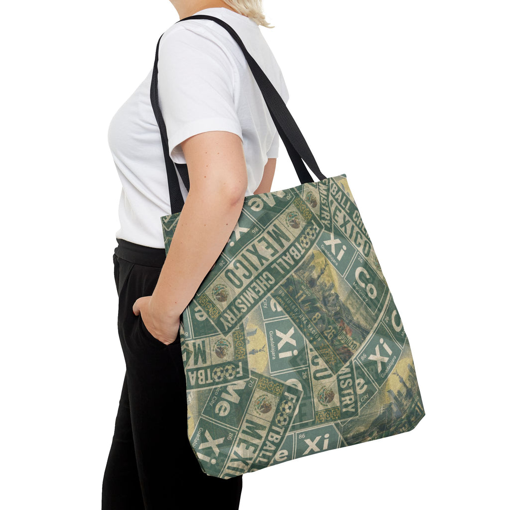 Mexico Football Tote Bag | Green. Bonded loud.