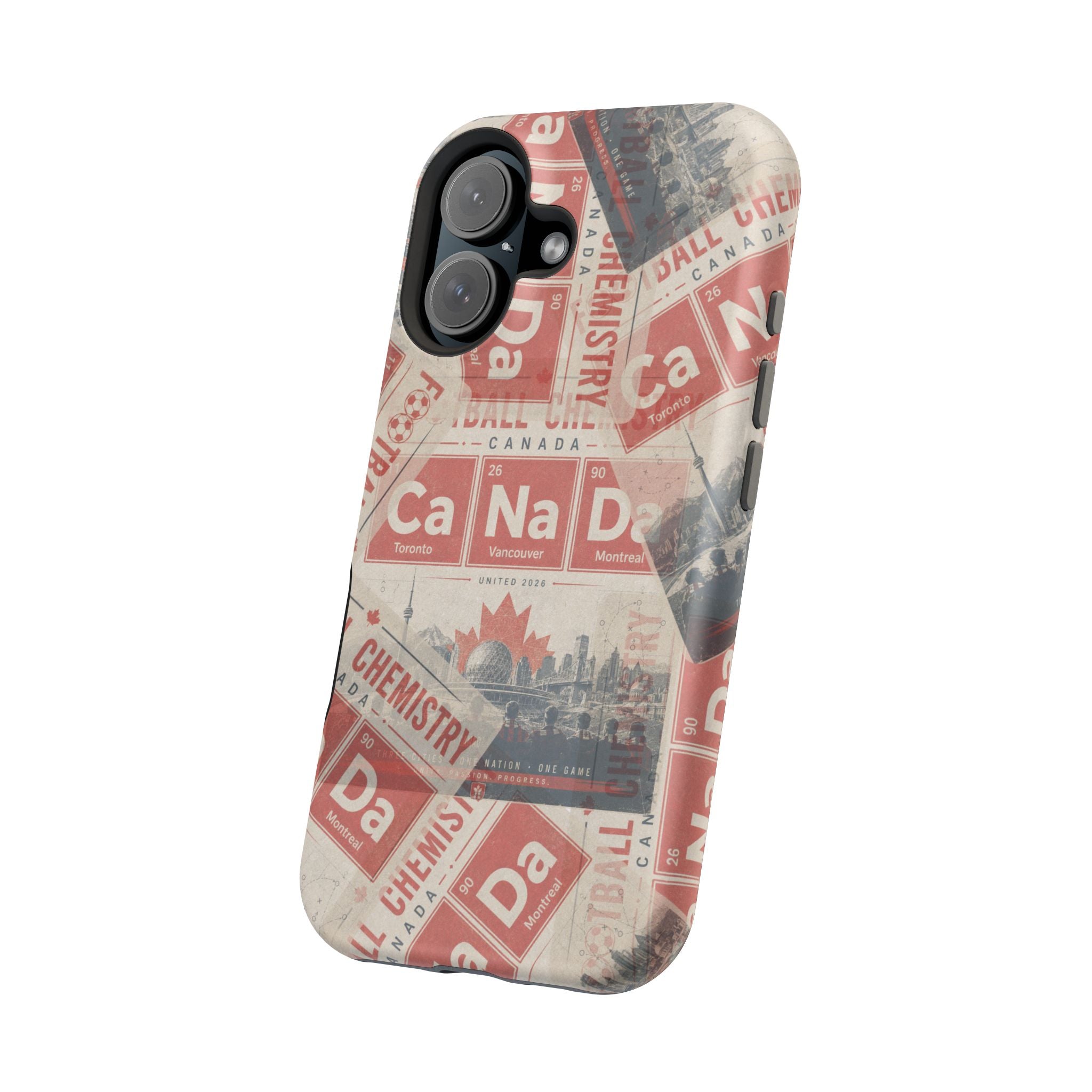 Canada Football Phone Case | Red. The base element.