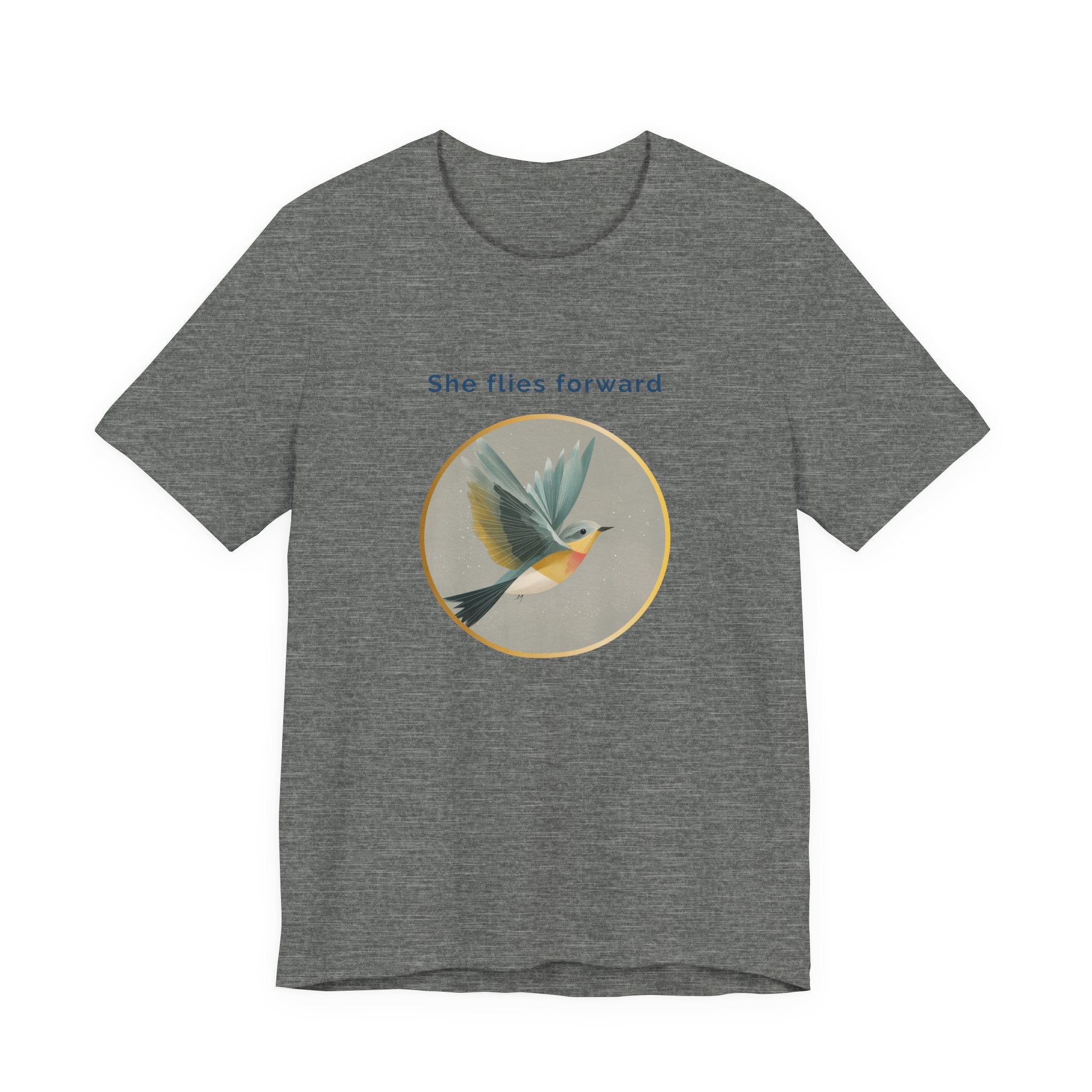 She Flies Forward | Women's Motivational Graphic Quiet Lift T-Shirt