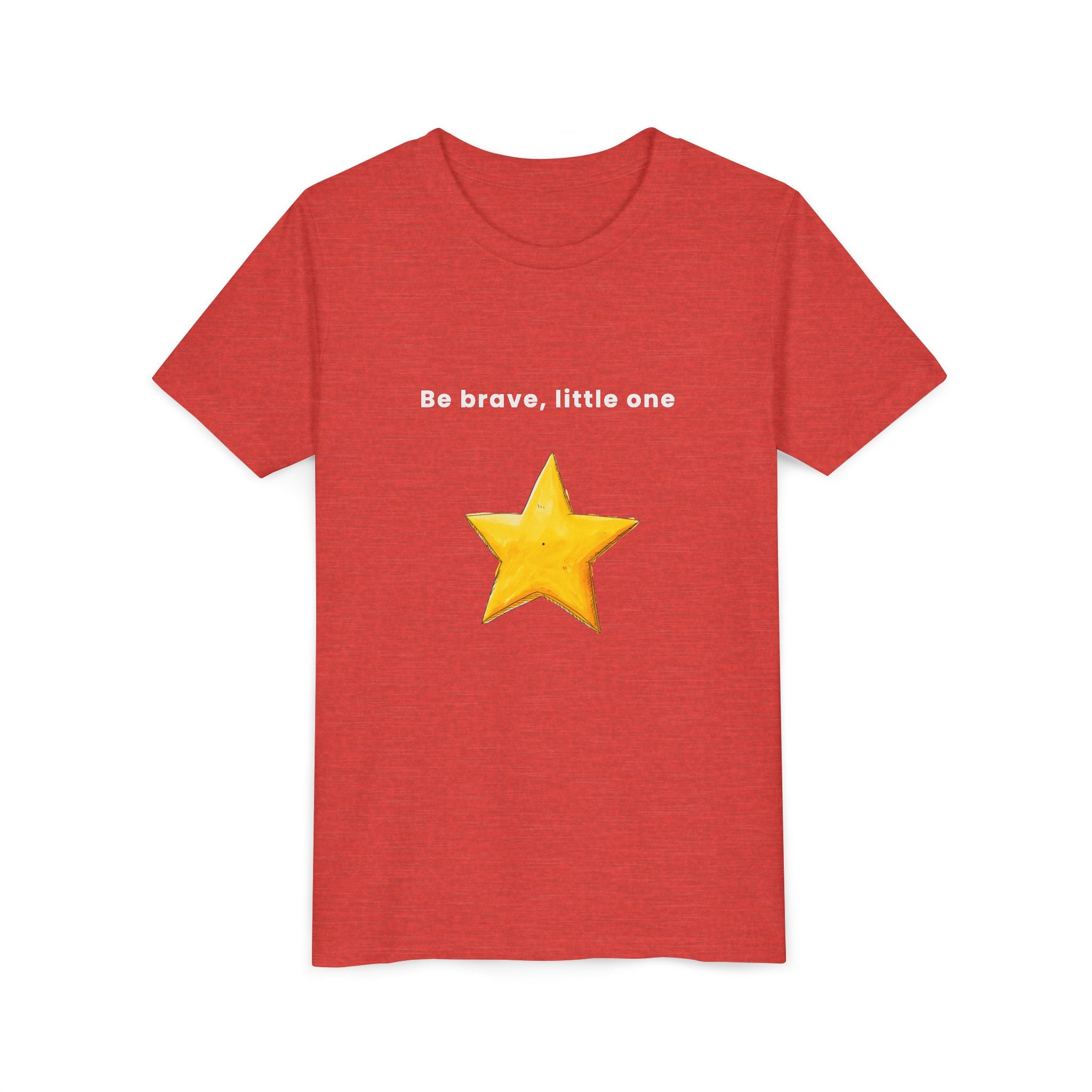 Be Brave Little One | Kids Motivational Graphic Handdrawn Star T-Shirt