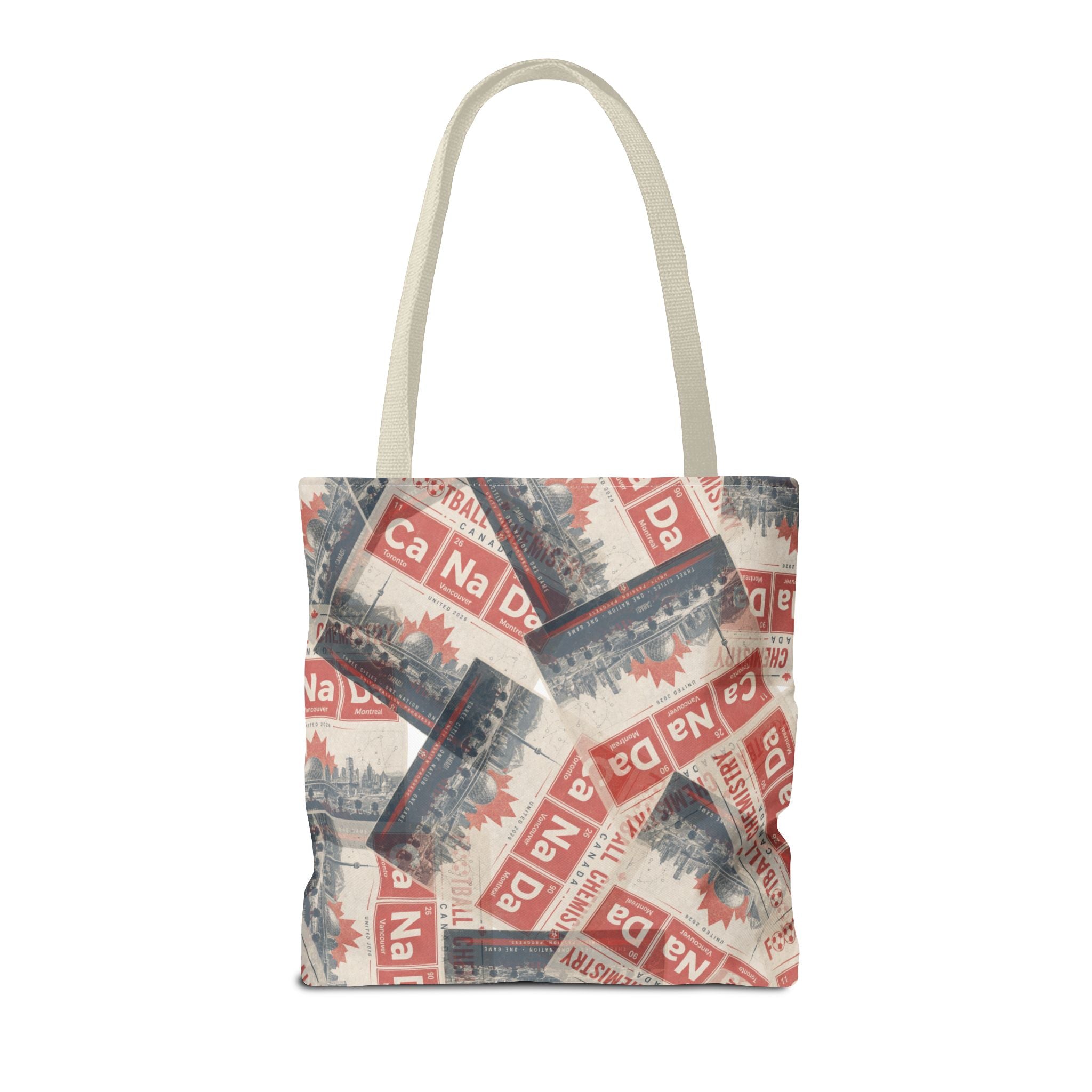Canada Football Tote Bag | Red. The base element.