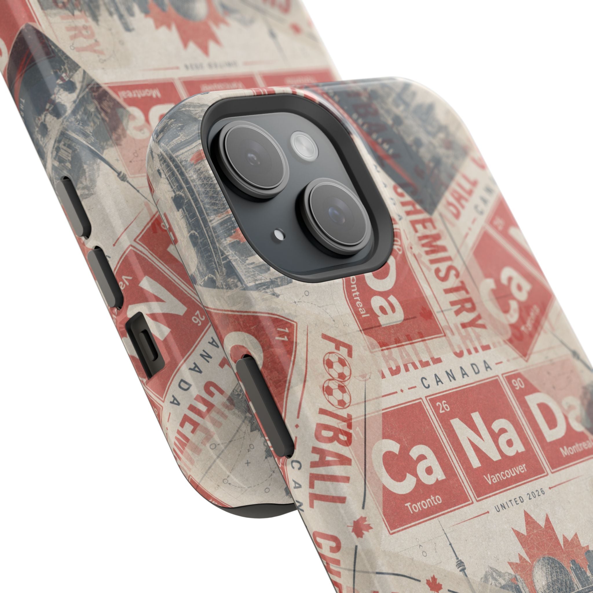 Canada Football Phone Case | Red. The base element.