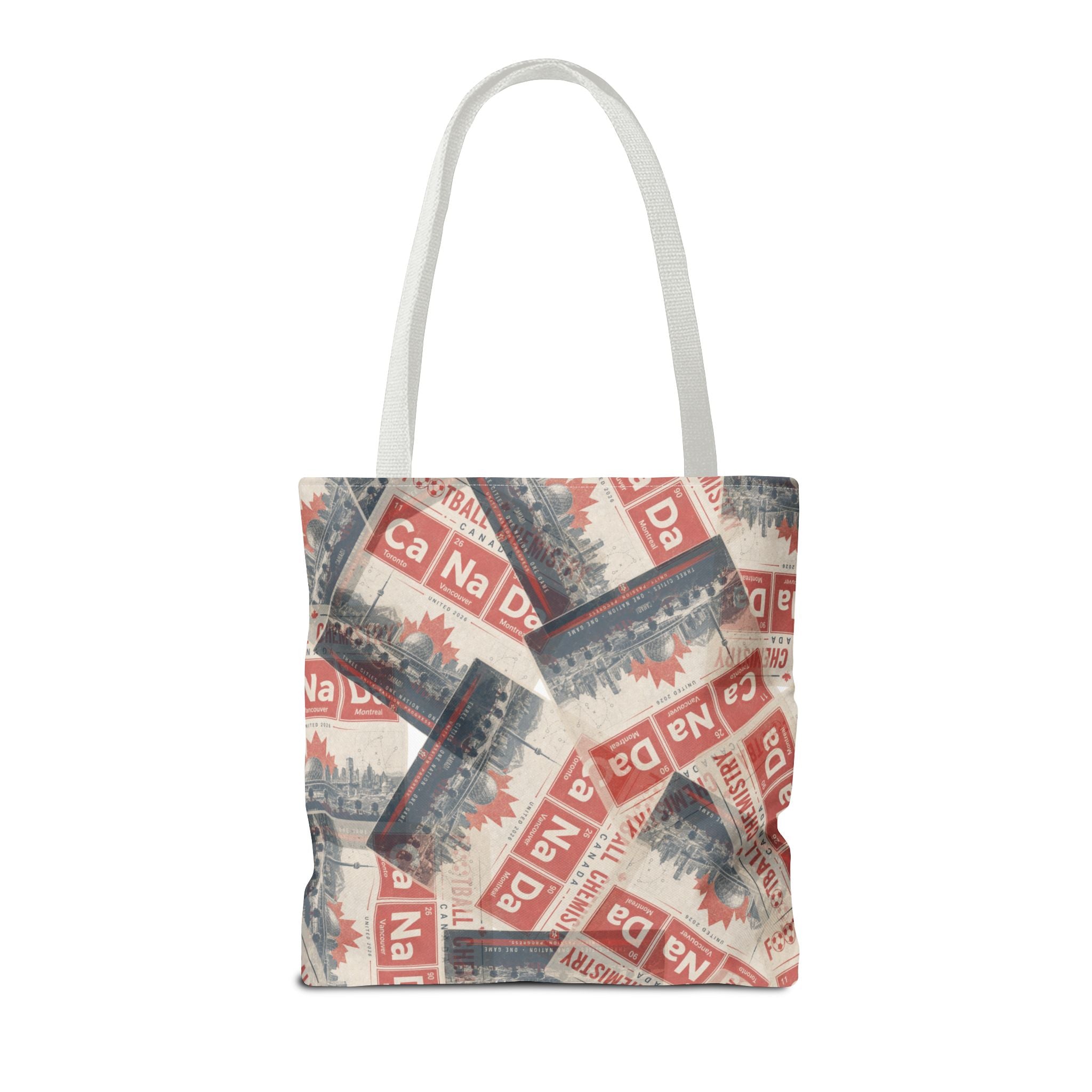 Canada Football Tote Bag | Red. The base element.