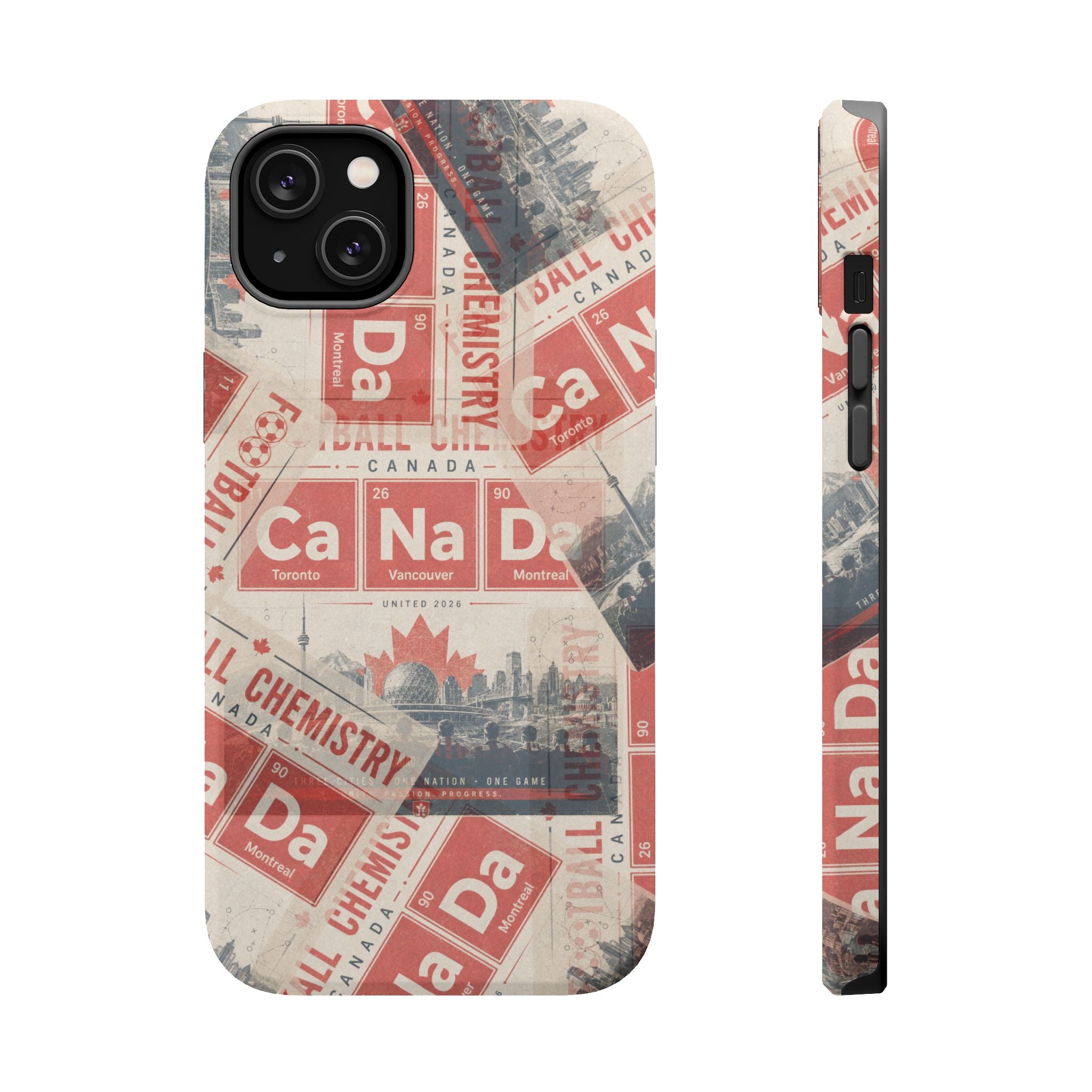 Canada Football Phone Case | Red. The base element.
