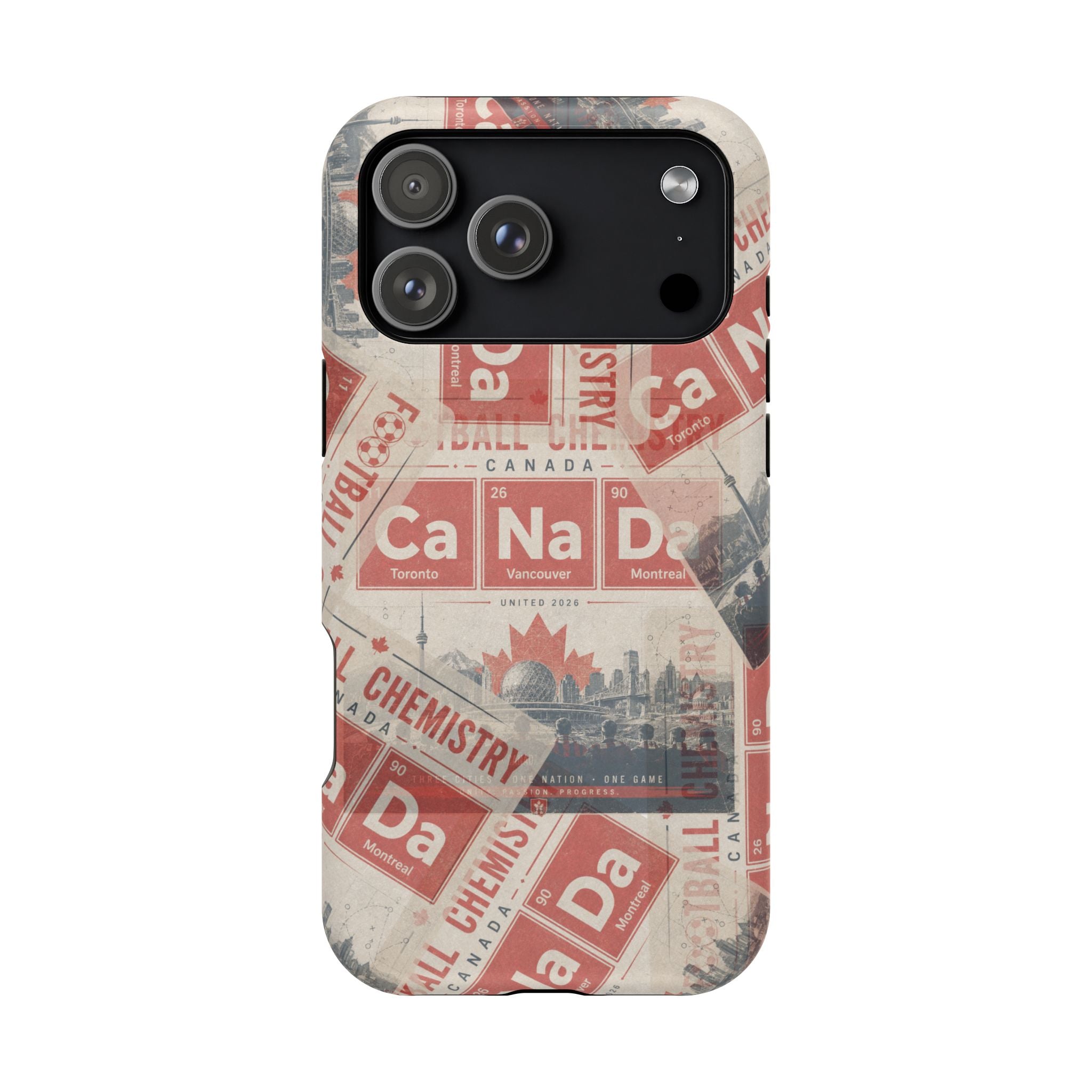 Canada Football Phone Case | Red. The base element.