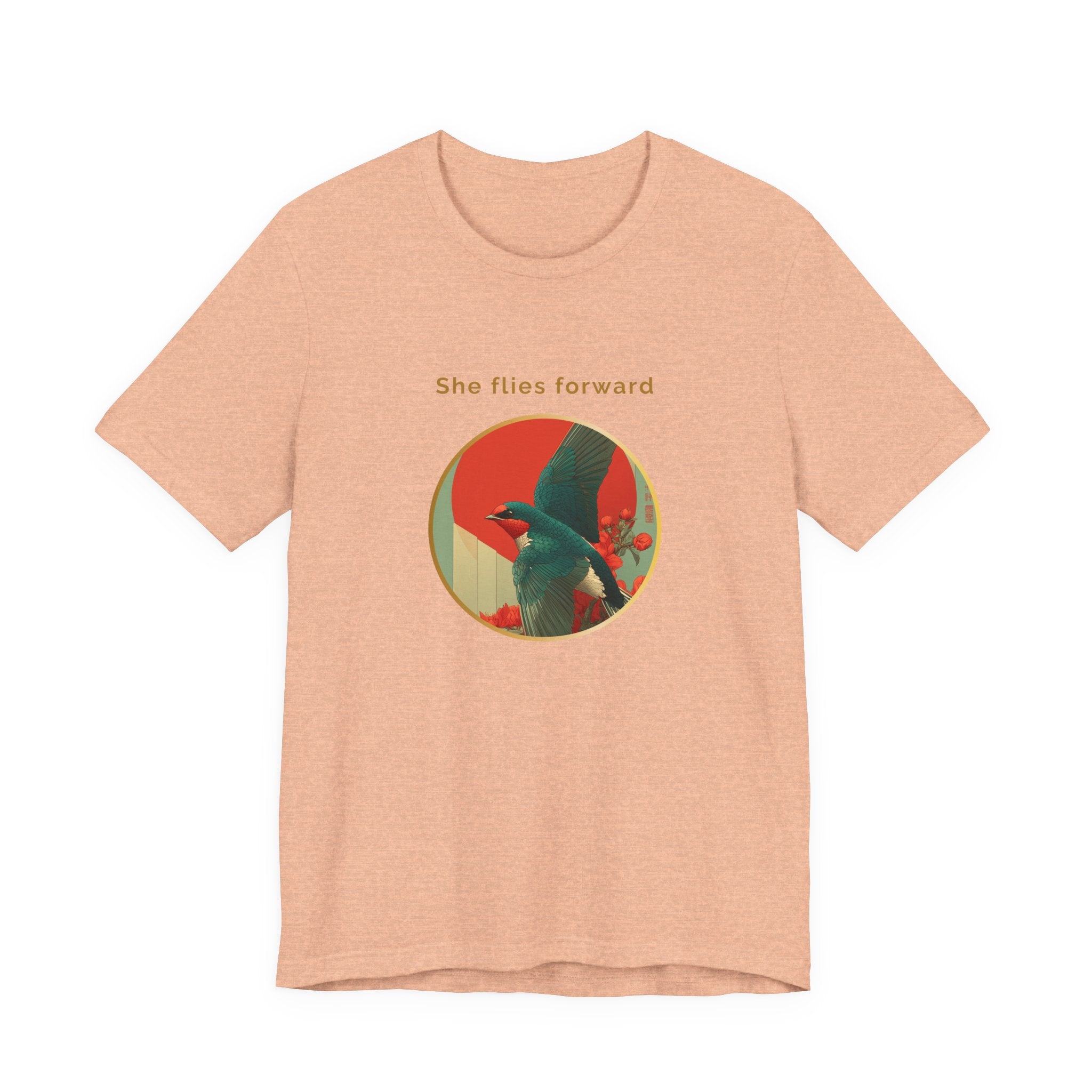 She Flies Forward | Women's Motivational Graphic Forward Flight T-shirt