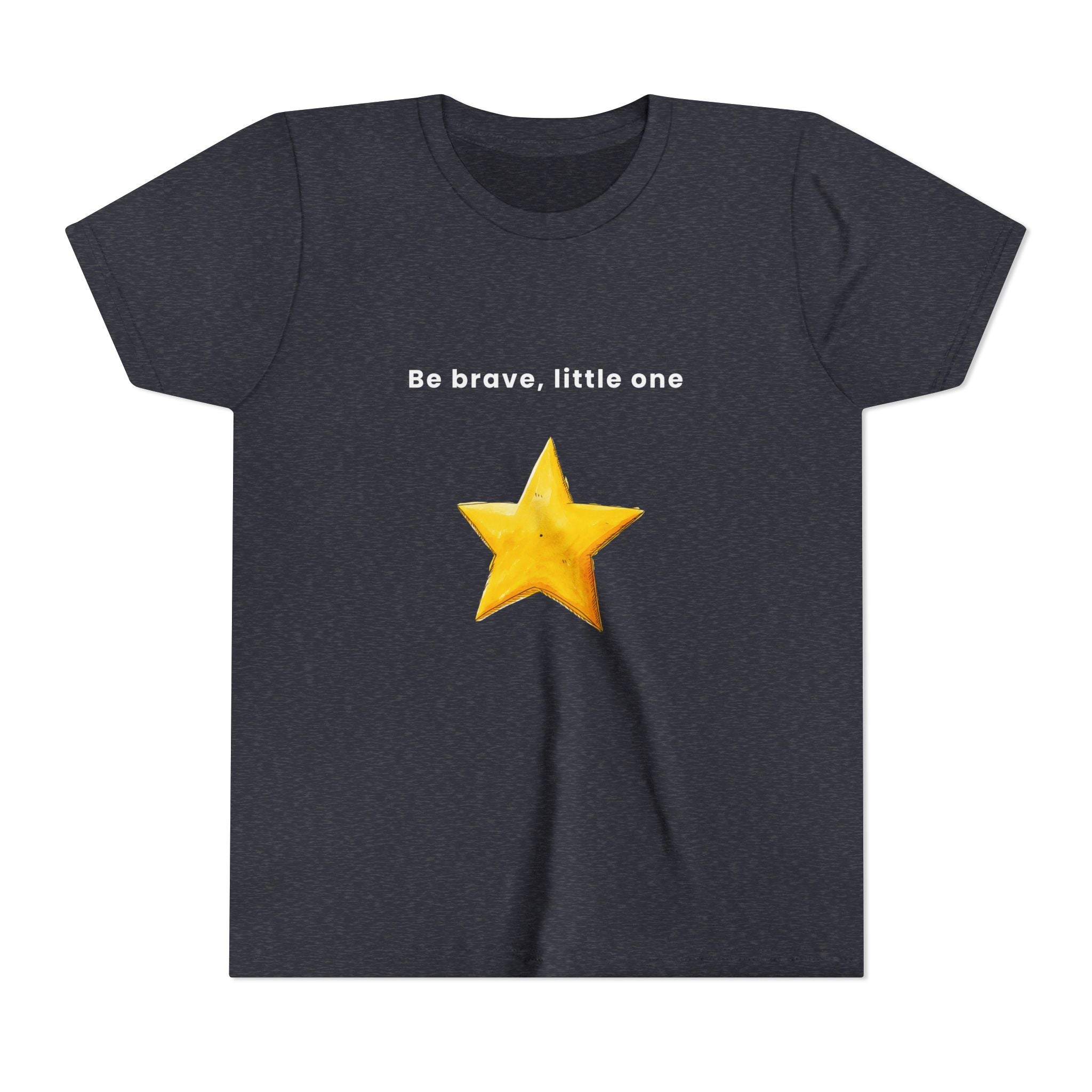 Be Brave Little One | Kids Motivational Graphic Handdrawn Star T-Shirt