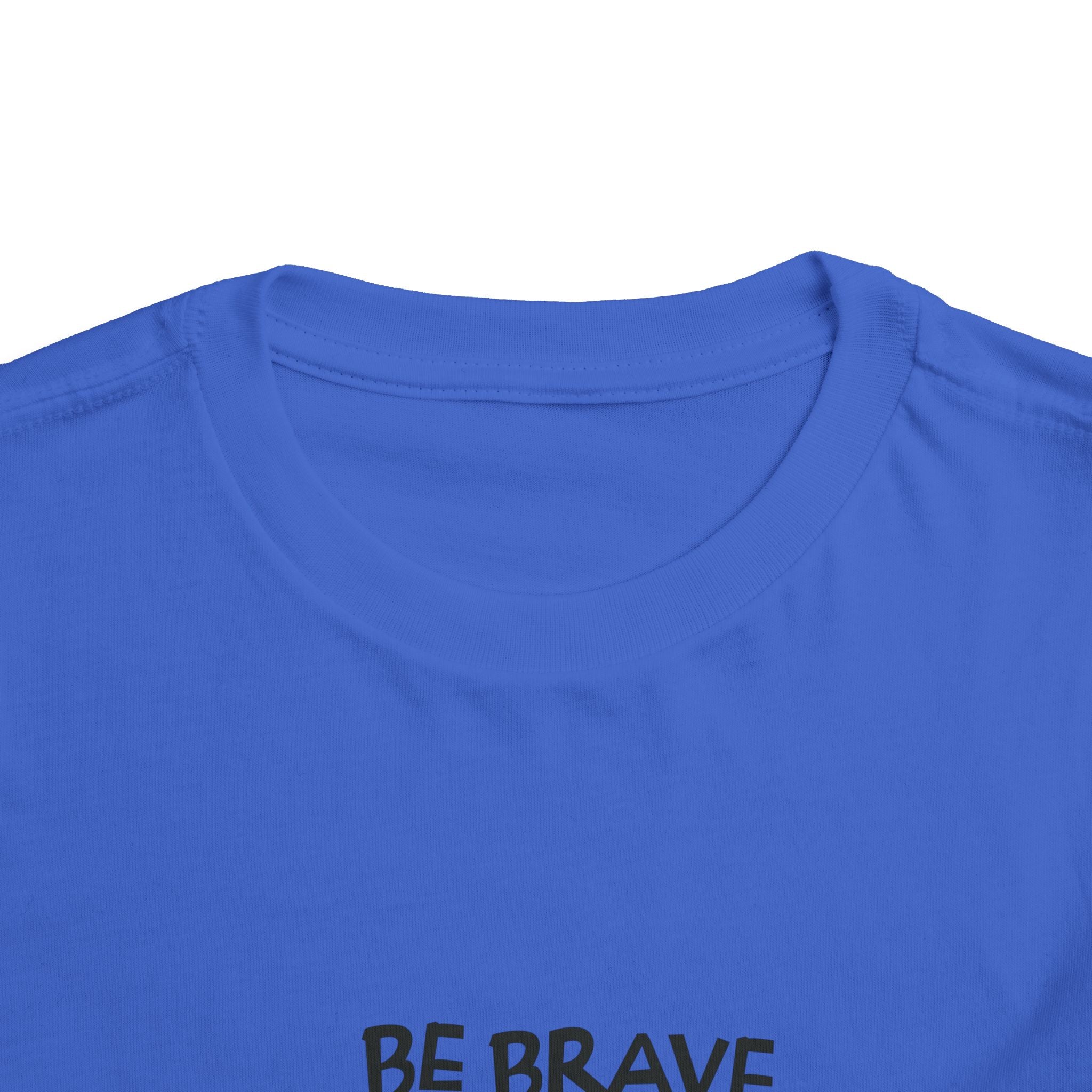 Be Brave Little One | Toddler Motivational Graphic Cute Tiger T-Shirt