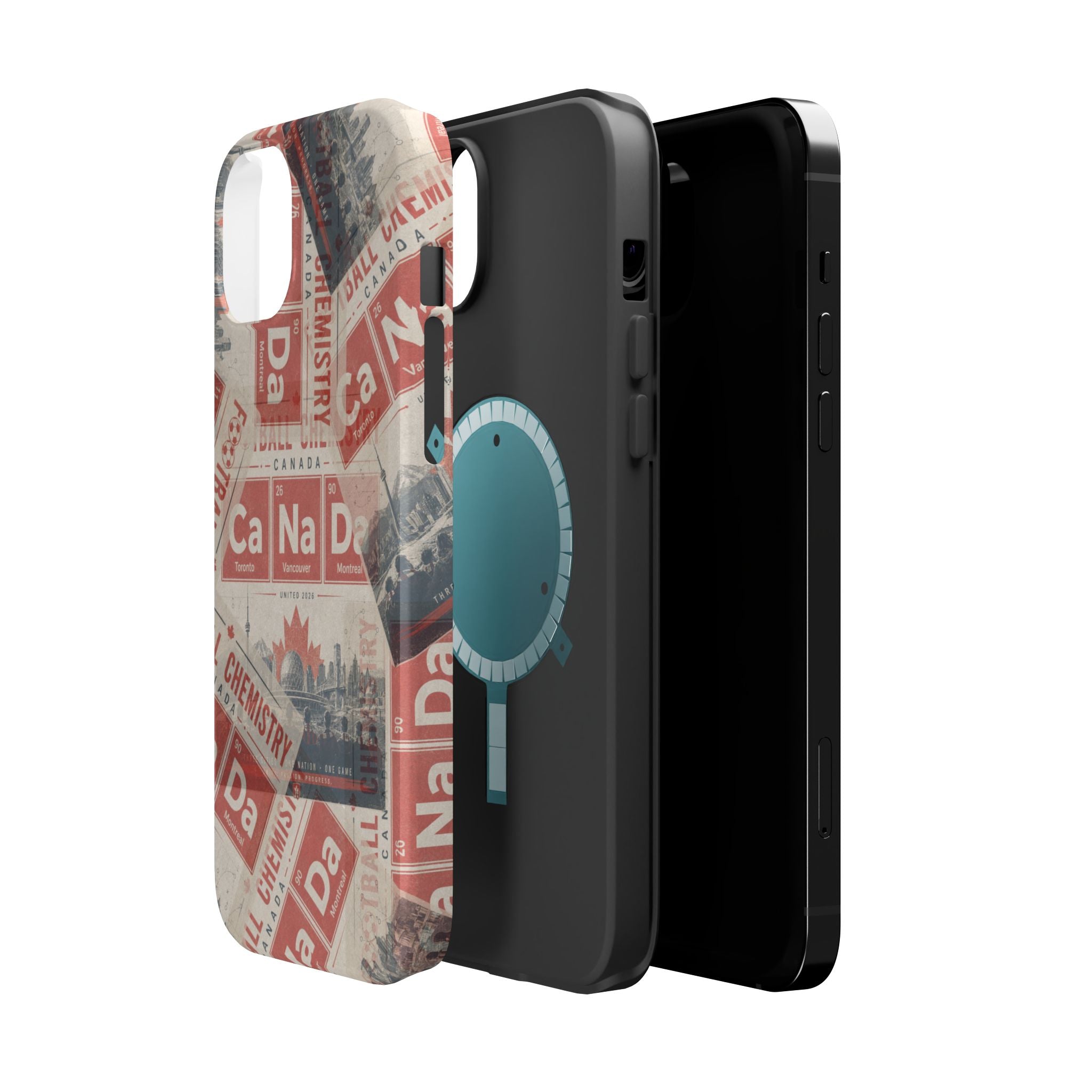 Canada Football Phone Case | Red. The base element.
