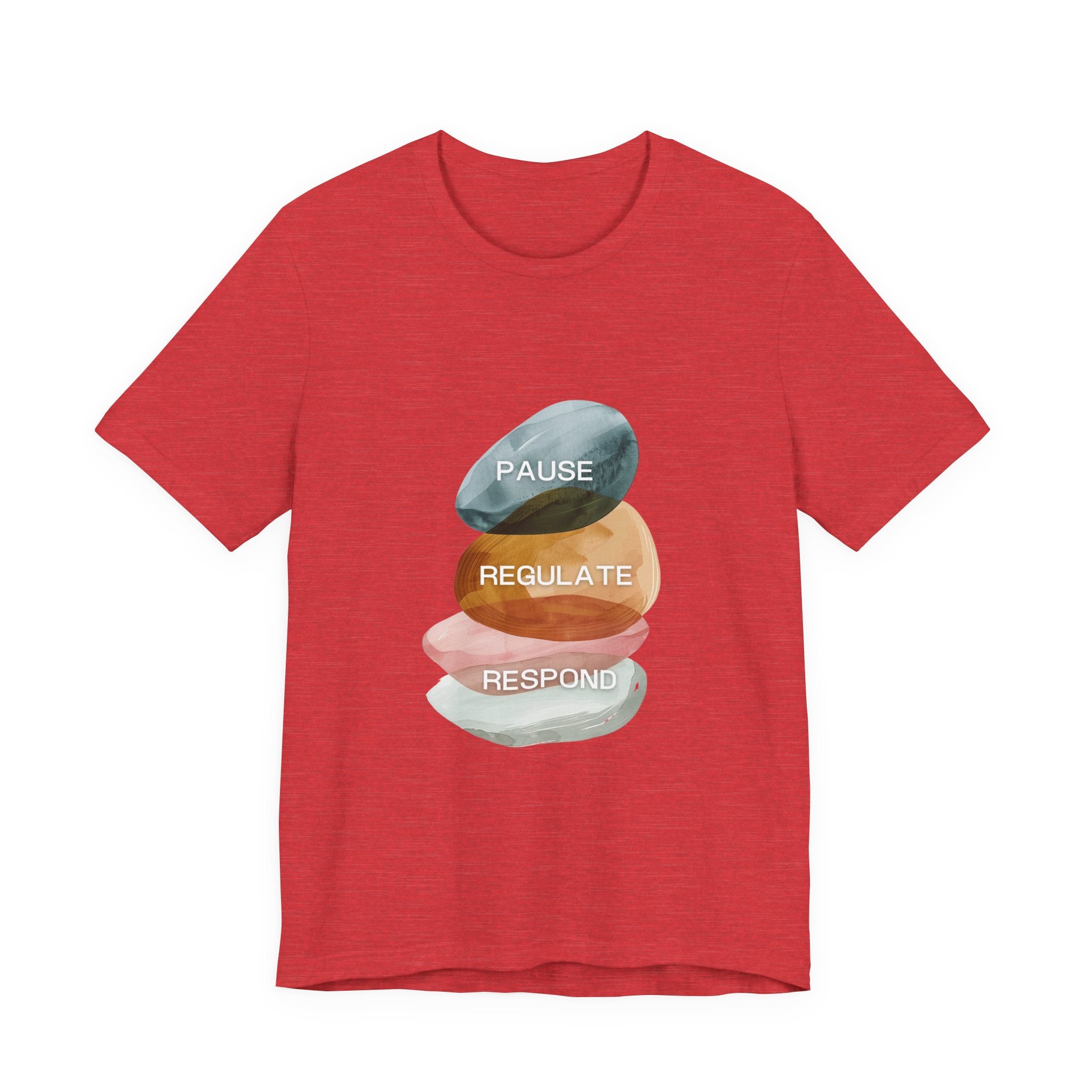 Pause Regulate Respond | Women's Motivational Graphic Vintage Women T-Shirt