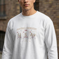 Men's long-sleeve t-shirt with "Football Chemistry USA" and periodic table elements.
