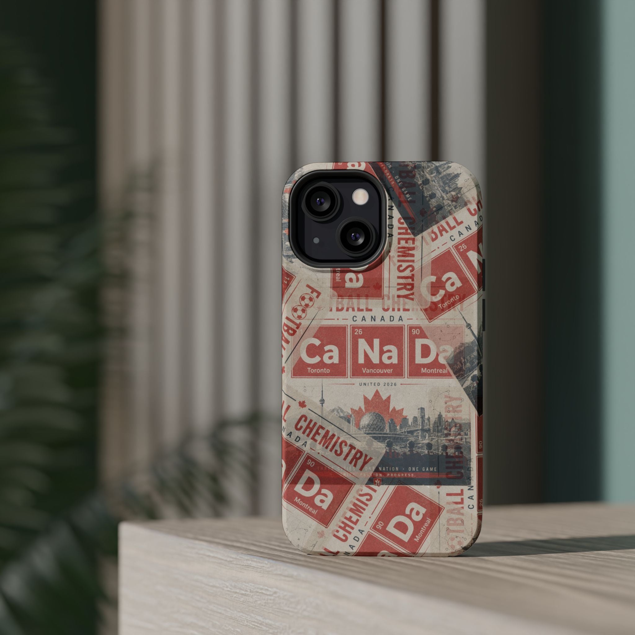 Canada Football Phone Case | Red. The base element.