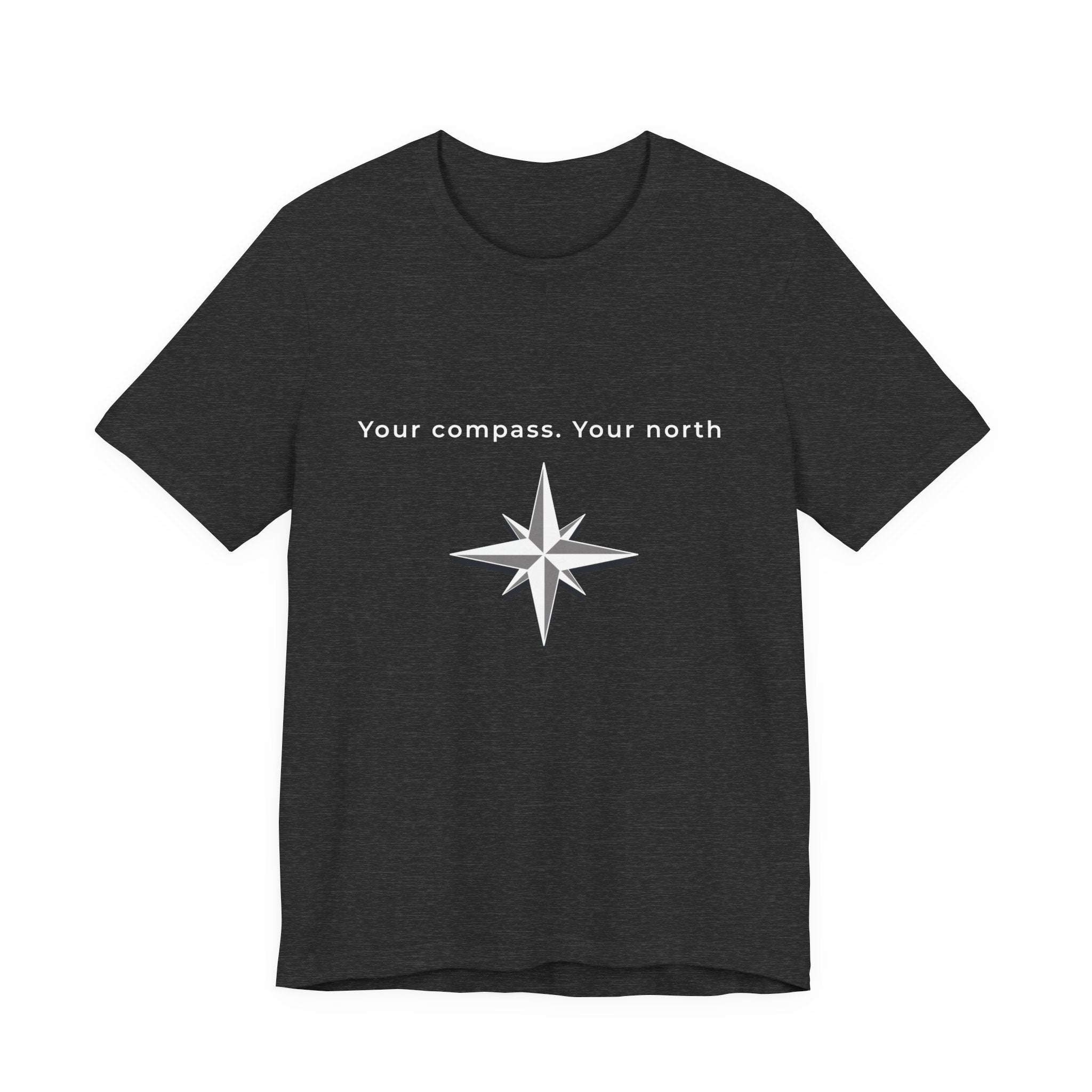 Your Compass. Your North | Men's Motivational Graphic Compass T-Shirt