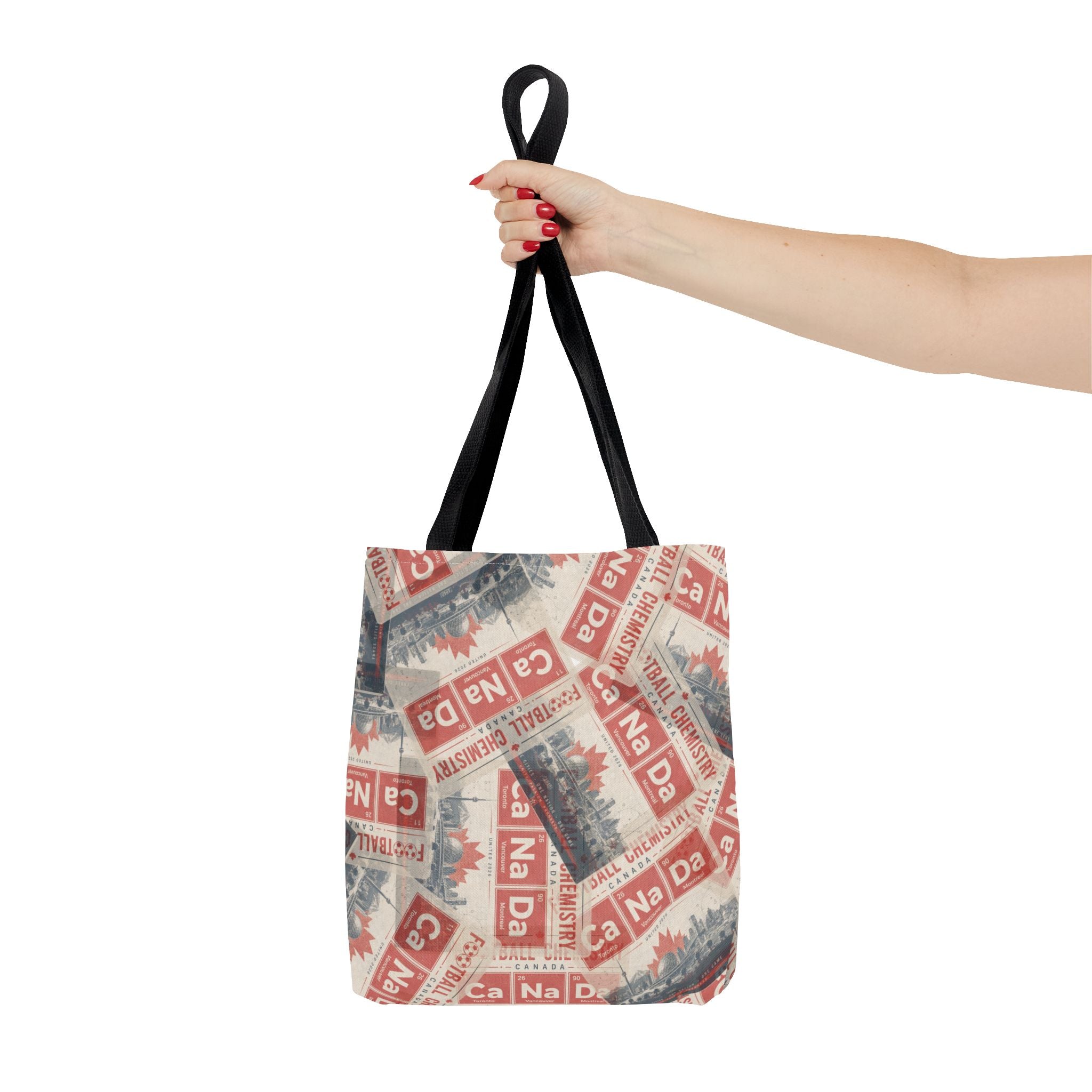 Canada Football Tote Bag | Red. The base element.