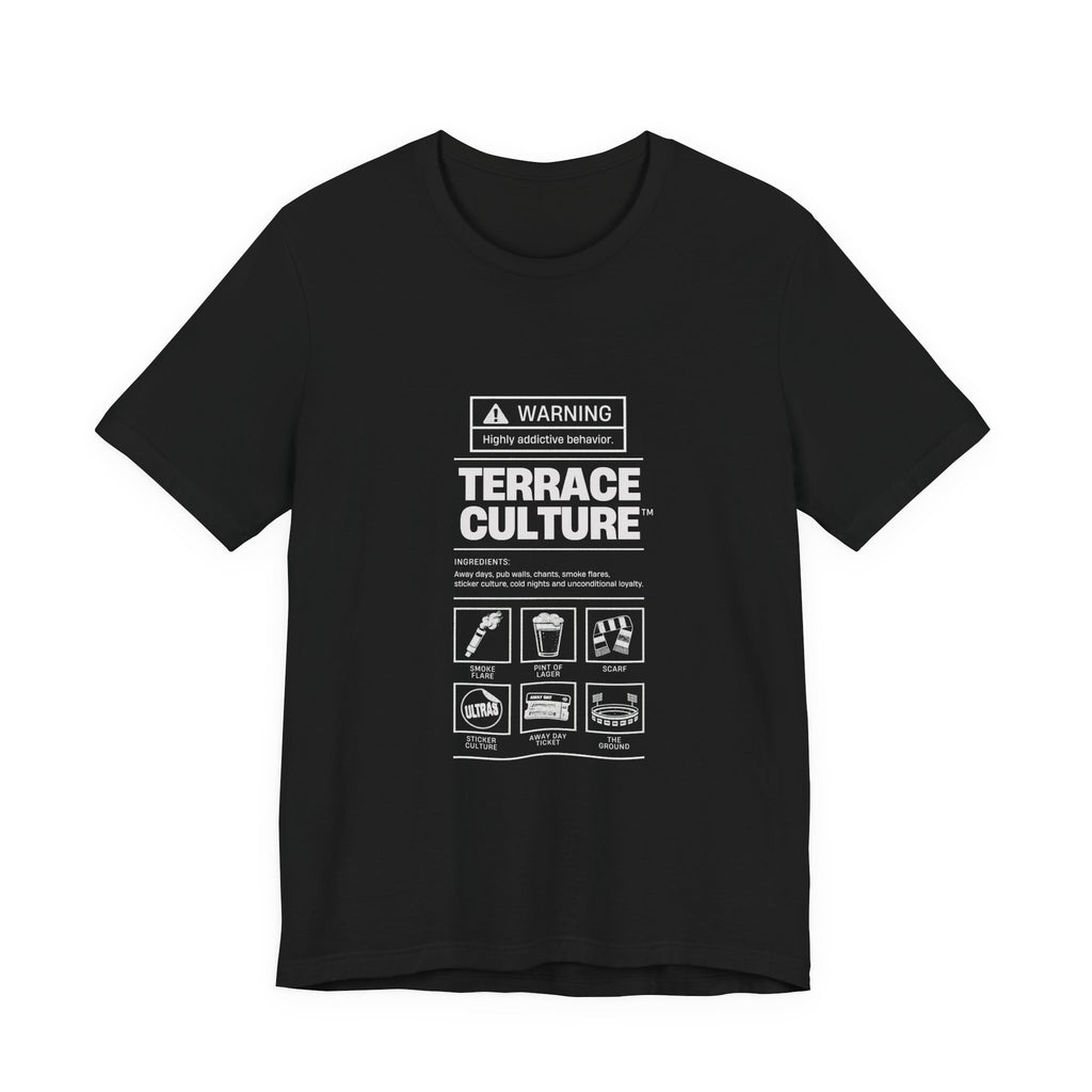 Terrace Culture T-Shirt — 'Instructio Label' Graphic Tee