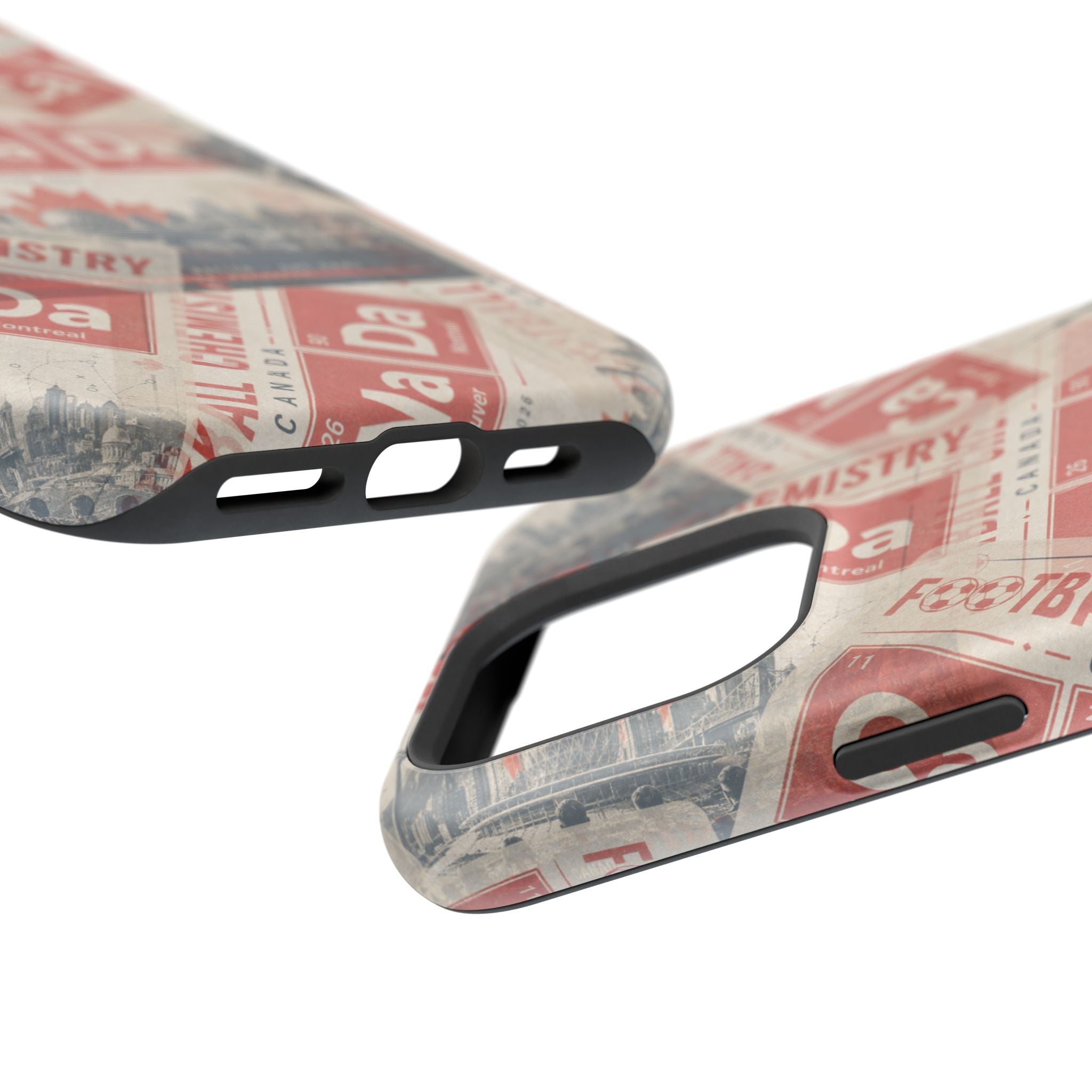 Canada Football Phone Case | Red. The base element.