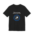 The Arrow Doesn't Look Back | Men's Motivational Graphic Arrcher Arrow T-Shirt