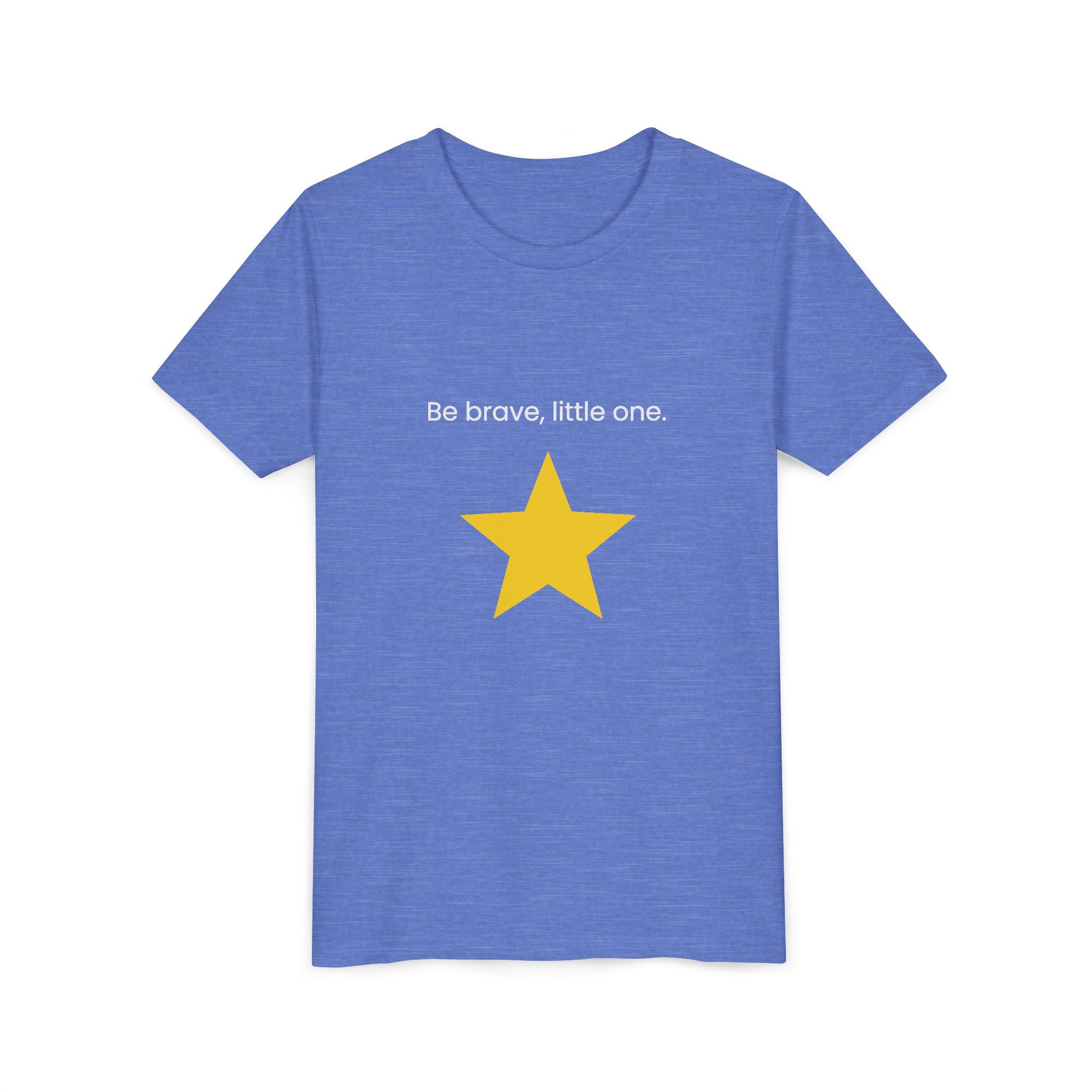 Be Brave Little One | Kids Motivational Graphic Minimalistic Golden Star T-Shirt