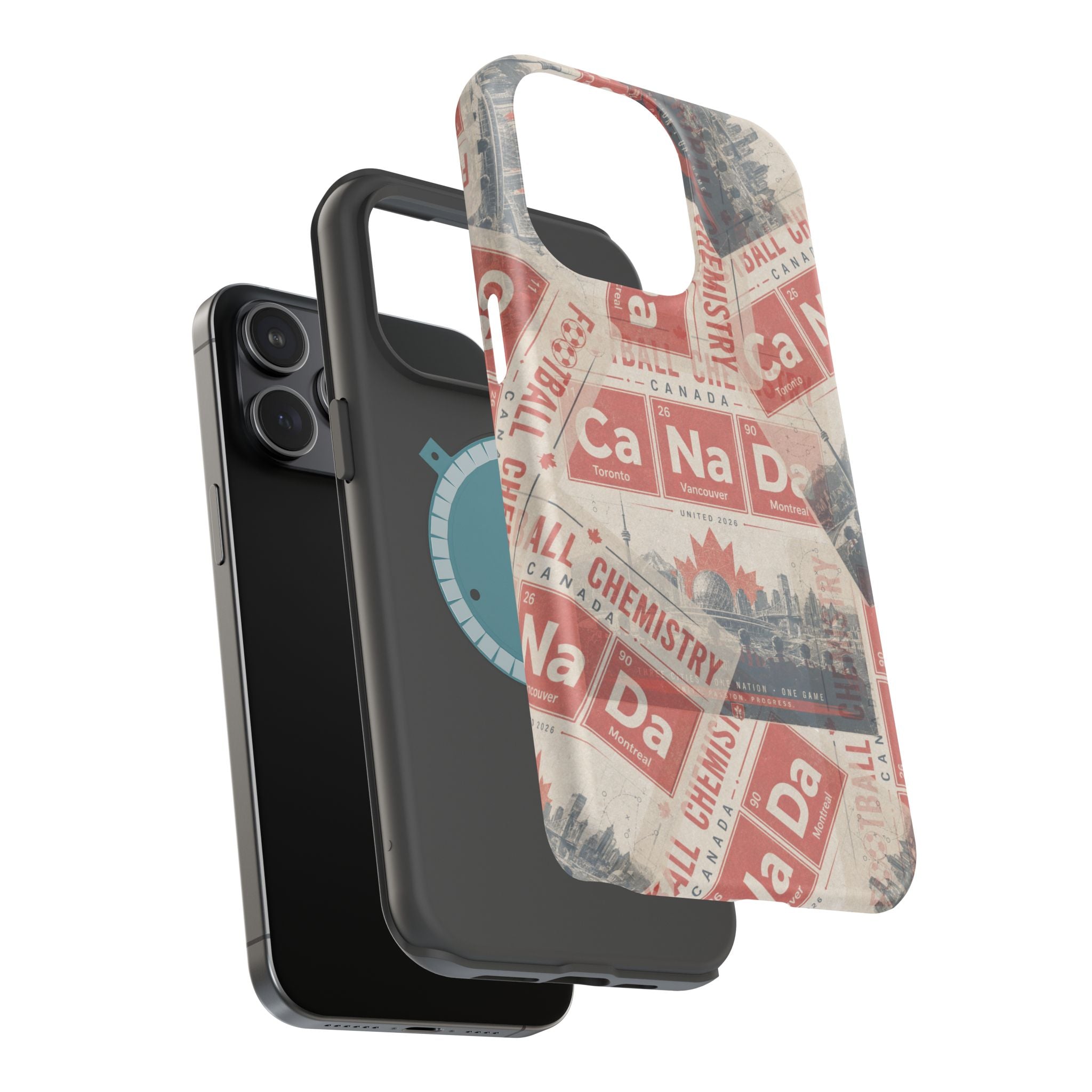Canada Football Phone Case | Red. The base element.