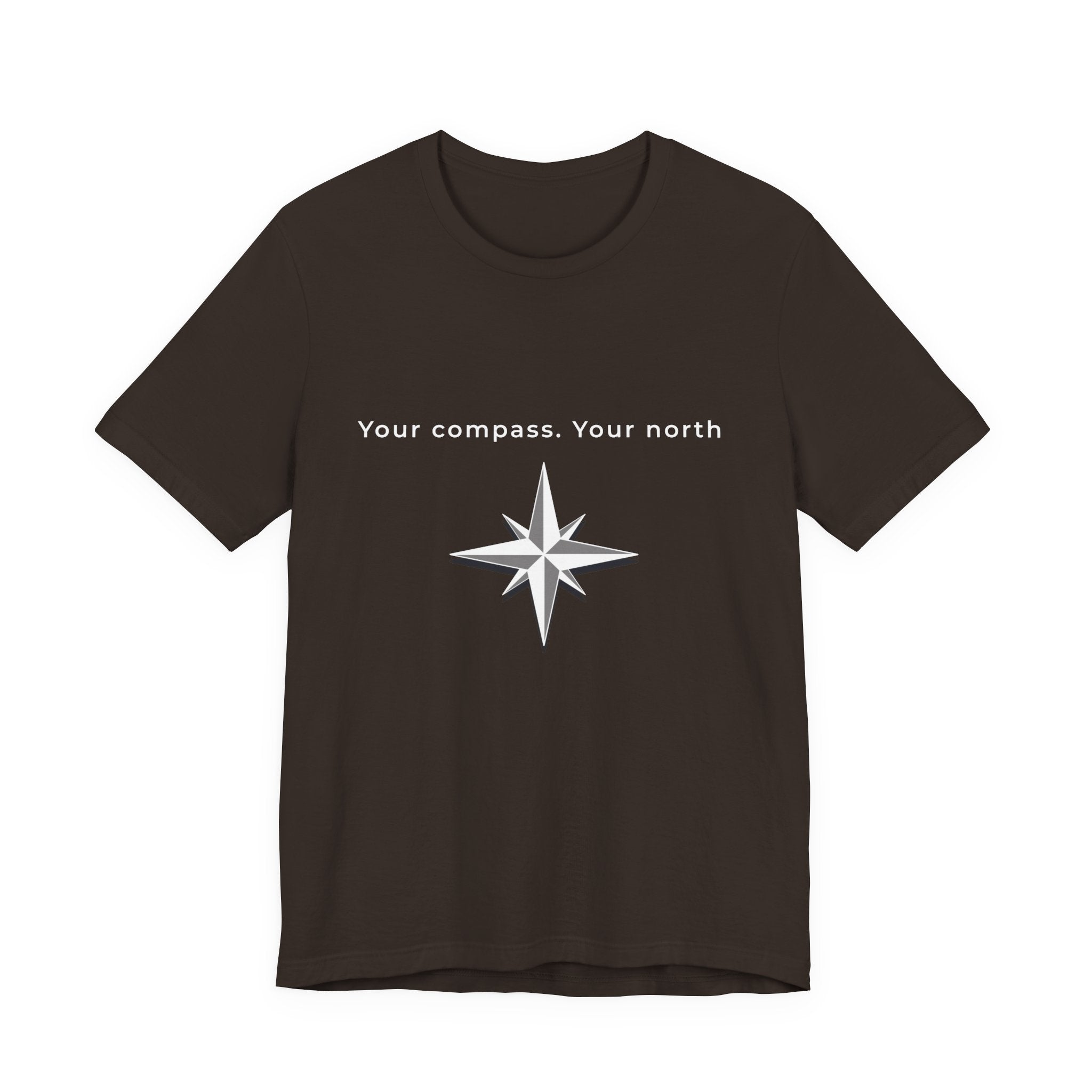 Your Compass. Your North | Men's Motivational Graphic Compass T-Shirt