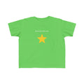 Be Brave Little One | Toddler Motivational Graphic Minimalistic Golden Star T-Shirt