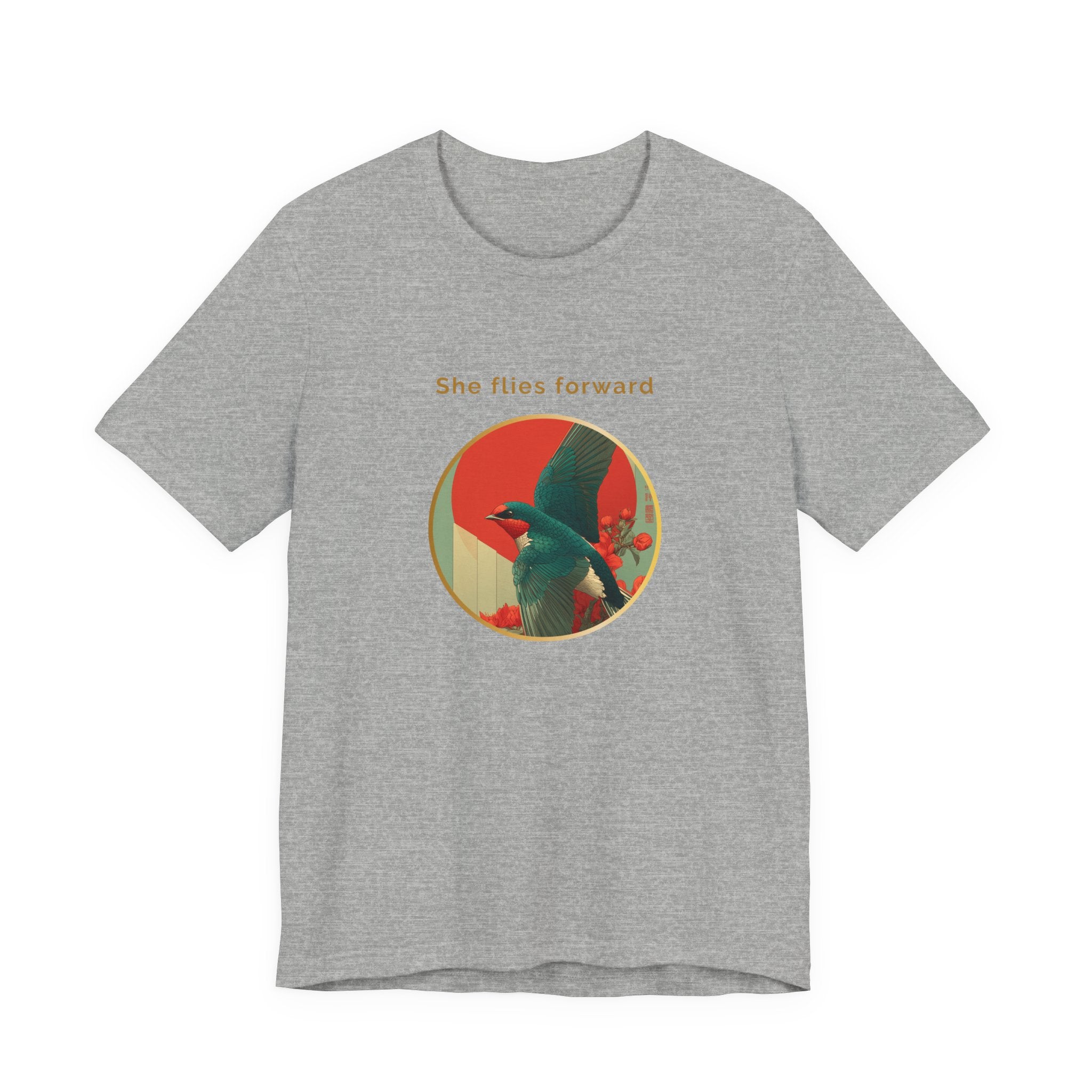 She Flies Forward | Women's Motivational Graphic Forward Flight T-shirt