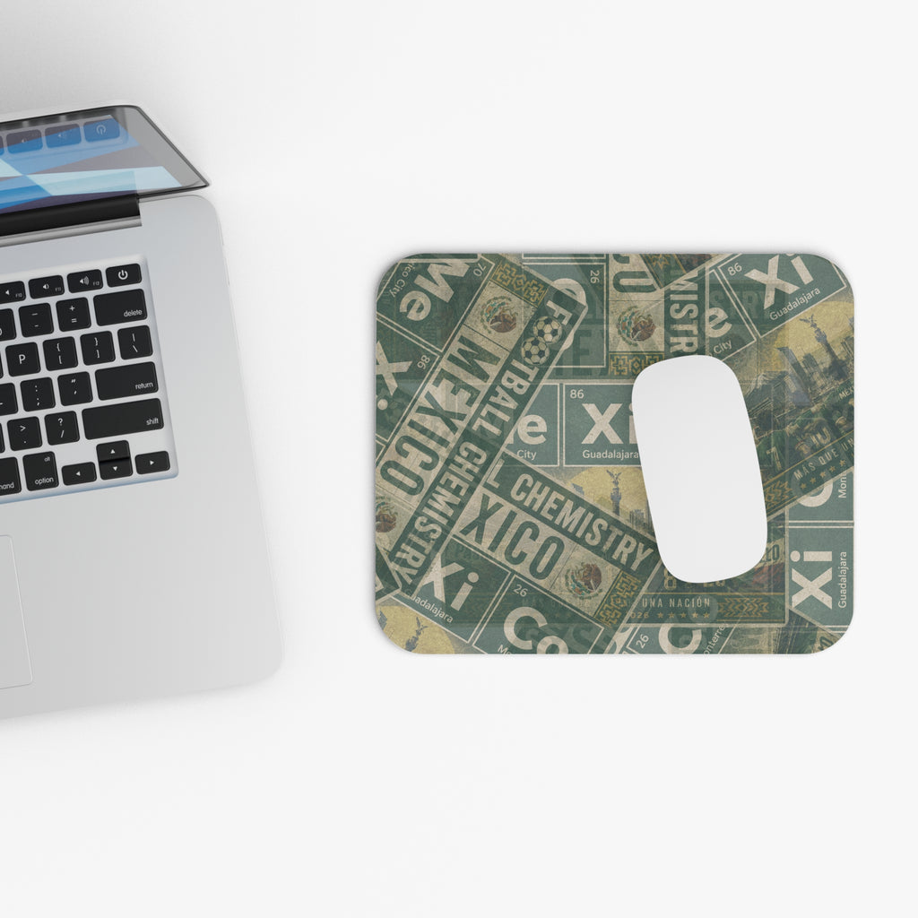 Mexico Football Mouse Pad | Green. Bonded loud.