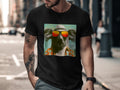 T-shirt with sunglasses-wearing koala graphic and "Harlem Koala" text.