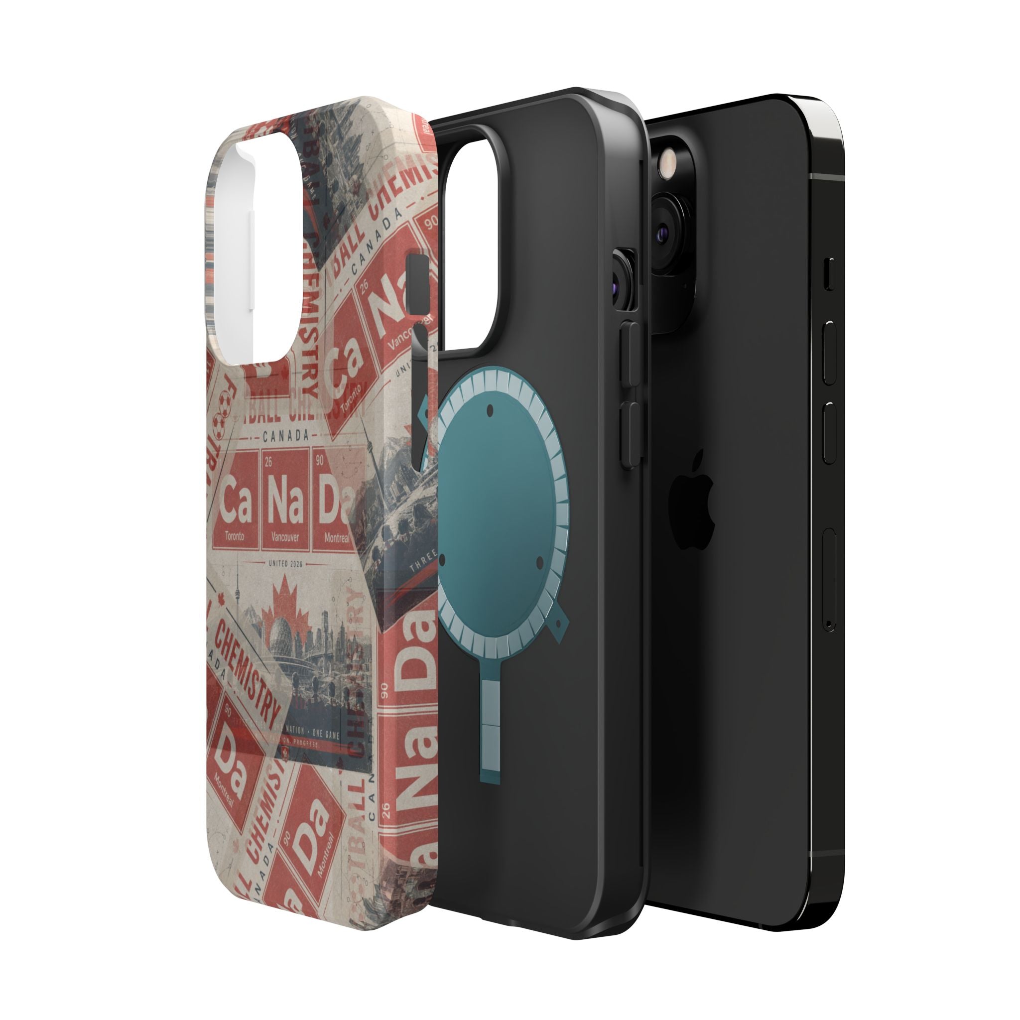 Canada Football Phone Case | Red. The base element.