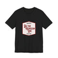 Be the horizon Line | Women's Motivational Graphic Shield Style Emblem T-Shirt