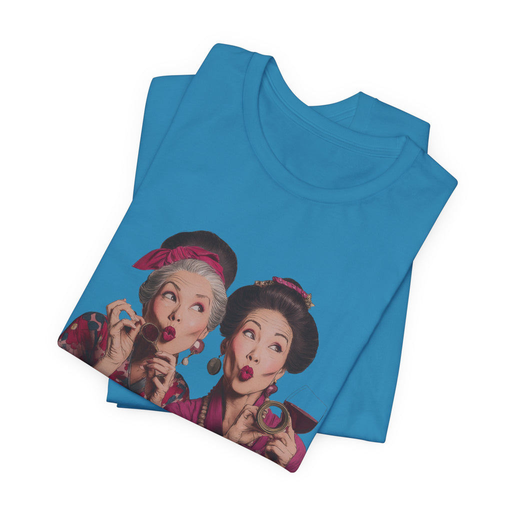 A Little Older Much Clearer | Women's Motivational Graphic Retro Woman Cocktail T-Shirt