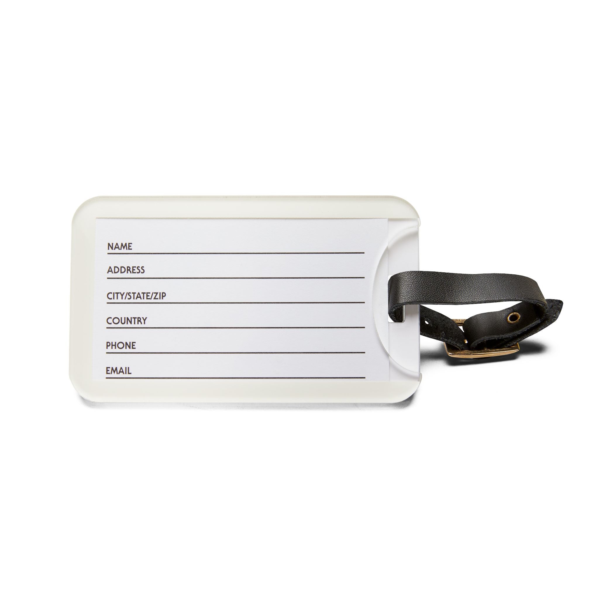 She Flies Forward Luggage Tag | Motivational Graphic Soft Ascent