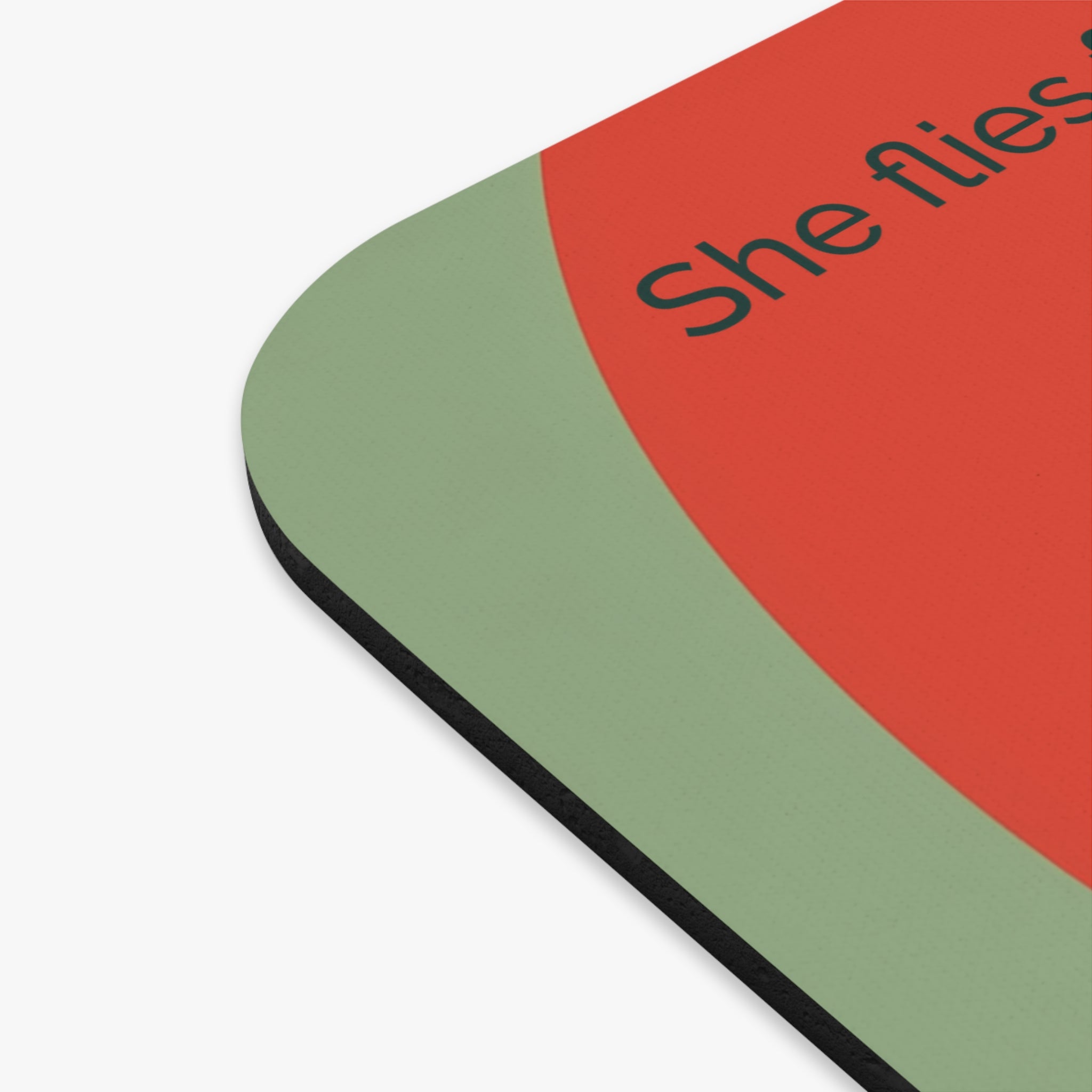 She Flies Forward Mousepad | Motivational Graphic Forward Flight