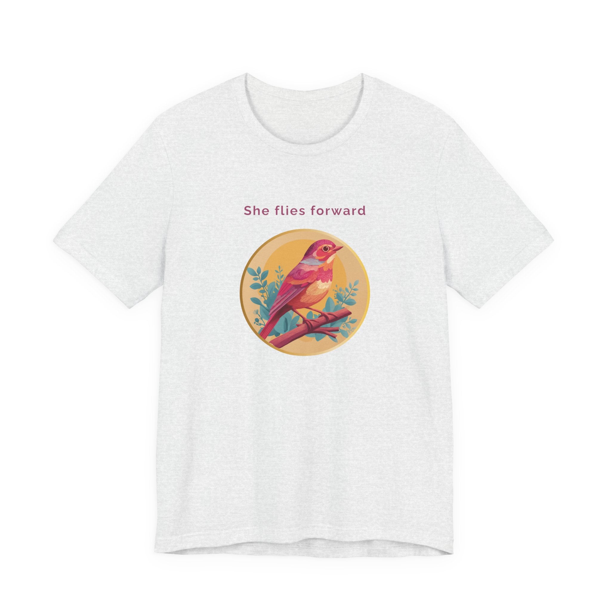 She Flies Forward | Women's Motivational Graphic Soft Ascent T-Shirt