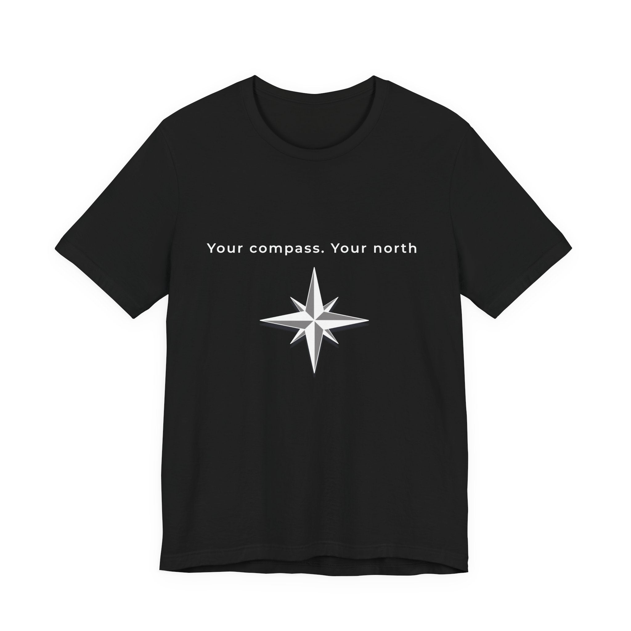 Your Compass. Your North | Men's Motivational Graphic Compass T-Shirt